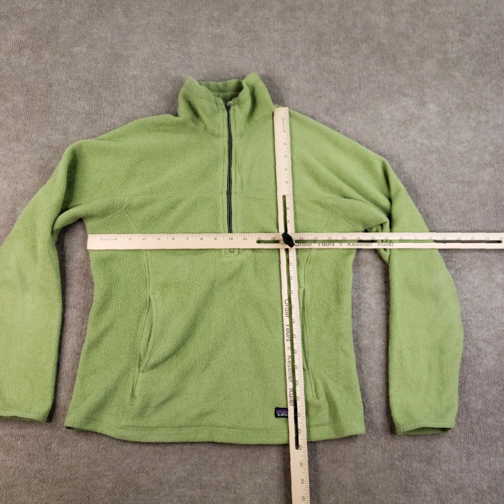 Patagonia Patagonia Synchilla Marsupial Jacket Womens Medium Green Fleece Lightweight Jacket Size L / US 10 / IT 46 - 2 Thumbnail