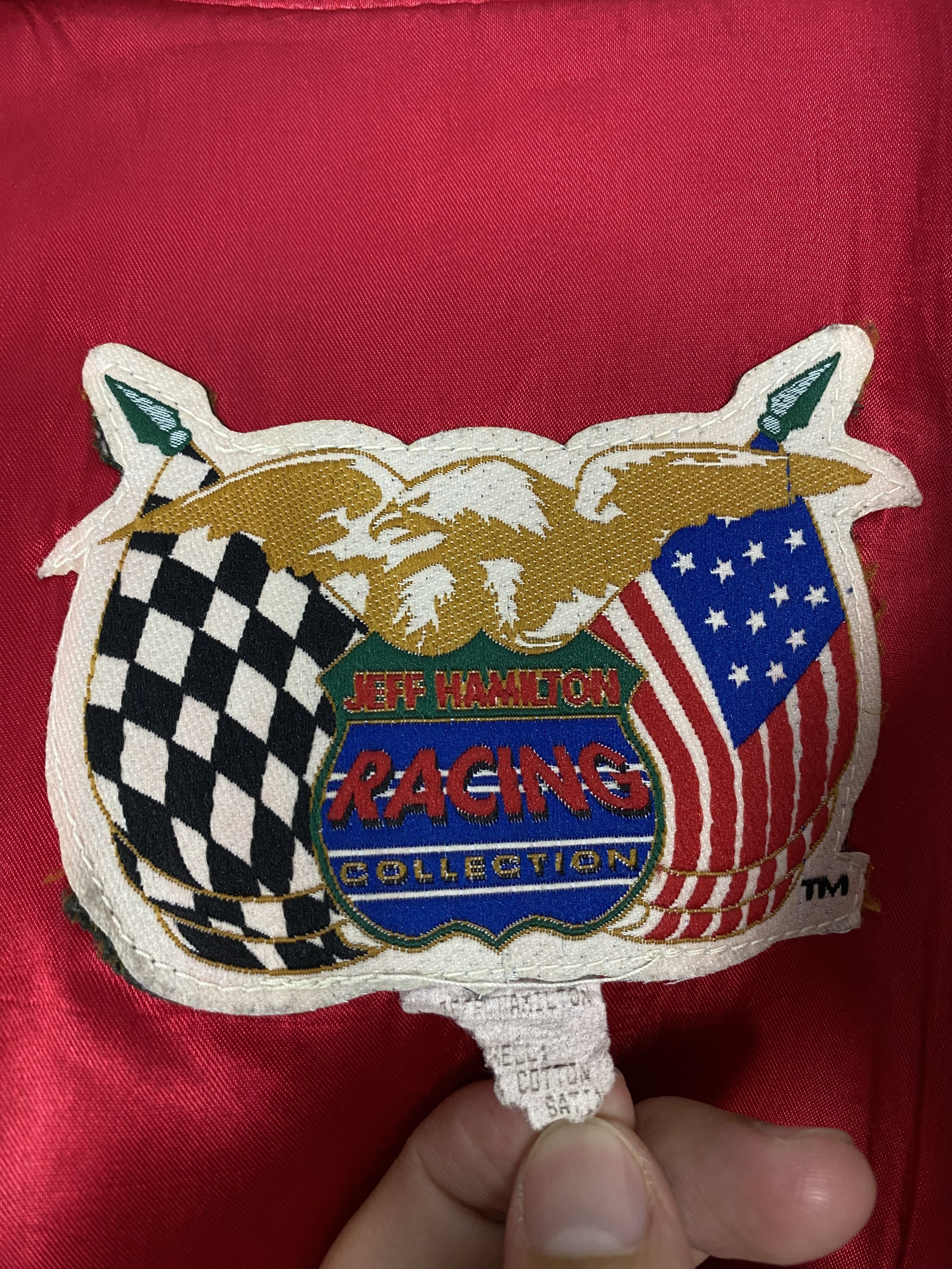 Jeff Hamilton Rare‼️Vtg 90s Dale Earnhardt x Jeff Hamilton Racing Jacket Size US L / EU 52-54 / 3 - 14 Thumbnail
