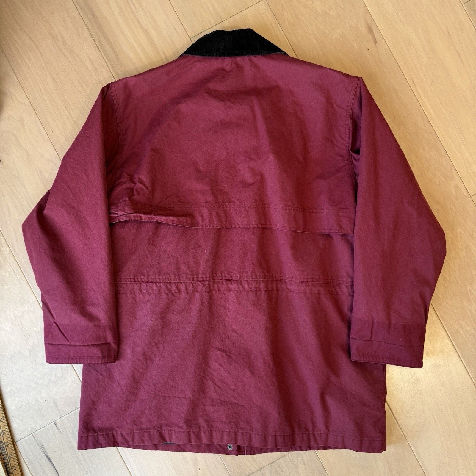 L.L. Bean LL Bean Chore Coat Women's Large Red Long Full Zip Heavy Size L / US 10 / IT 46 - 9 Thumbnail