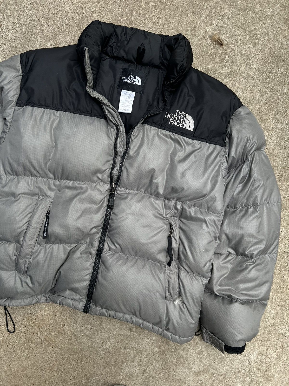 The North Face Vintage Metallic Silver North Face 700 Nupste Puffer Jacket Size US M / EU 48-50 / 2 - 2 Thumbnail