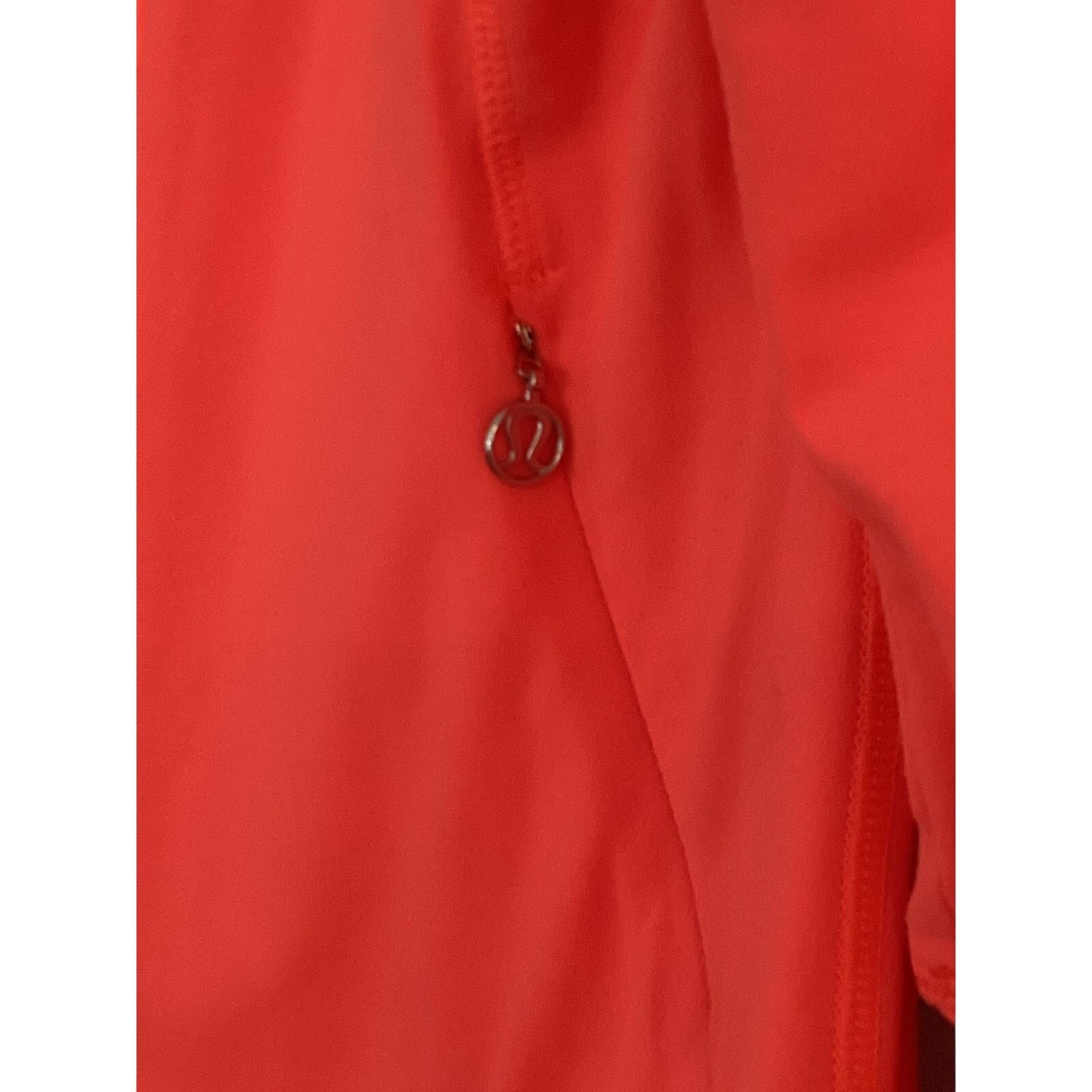Lululemon Lulu Lemon Activewear Orange Athletica Jacket Size 8 wm Size M / US 6-8 / IT 42-44 - 6 Thumbnail