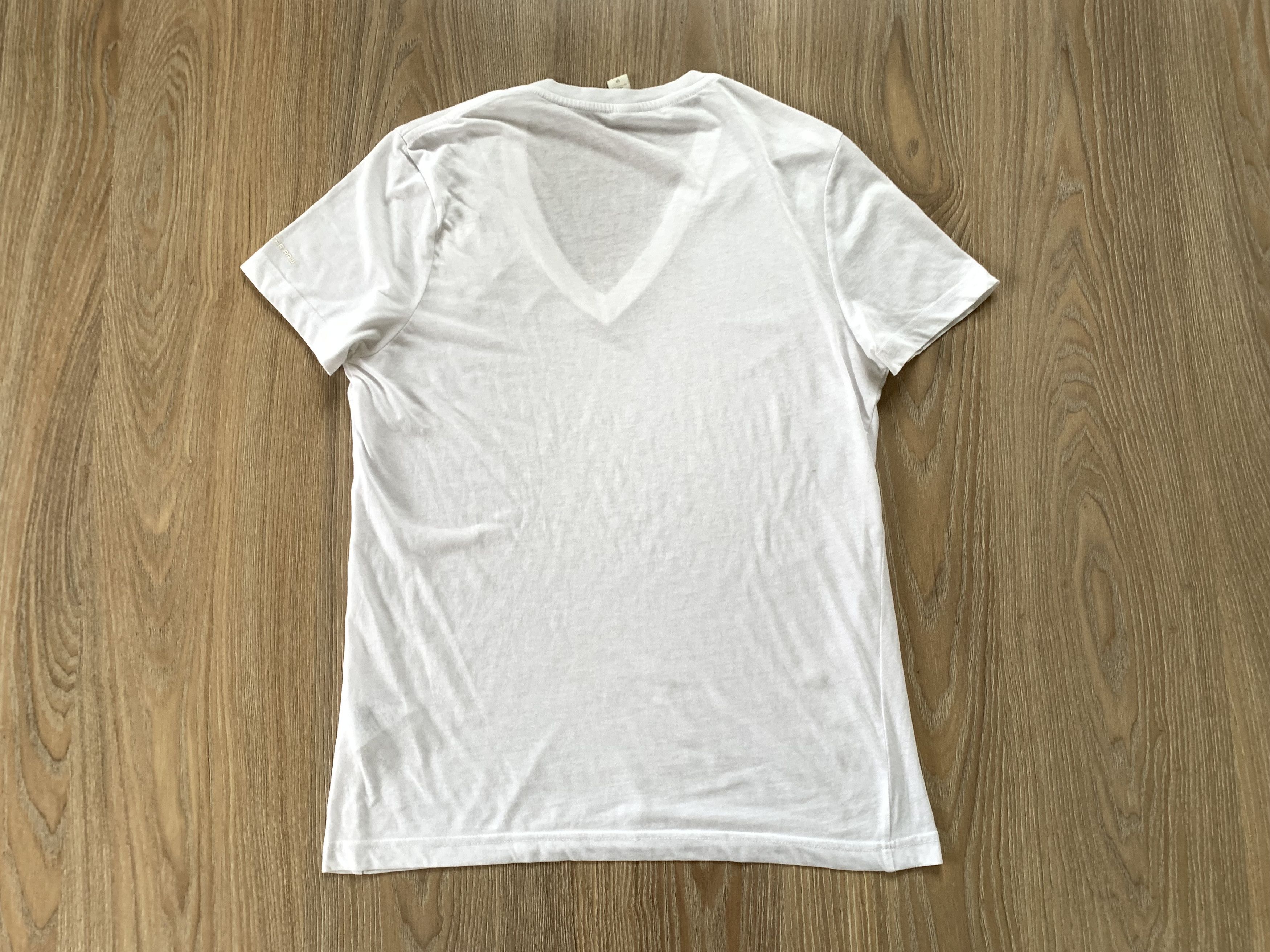 G-Star G-Star Raw White Basic V Neck T Shirt Size M / US 6-8 / IT 42-44 - 3 Thumbnail