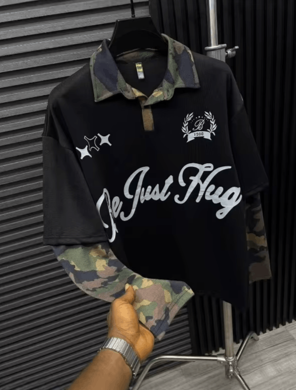 Japanese Brand Design Lapel Oversized T-shirt Size US XL / EU 56 / 4 - 2 Thumbnail