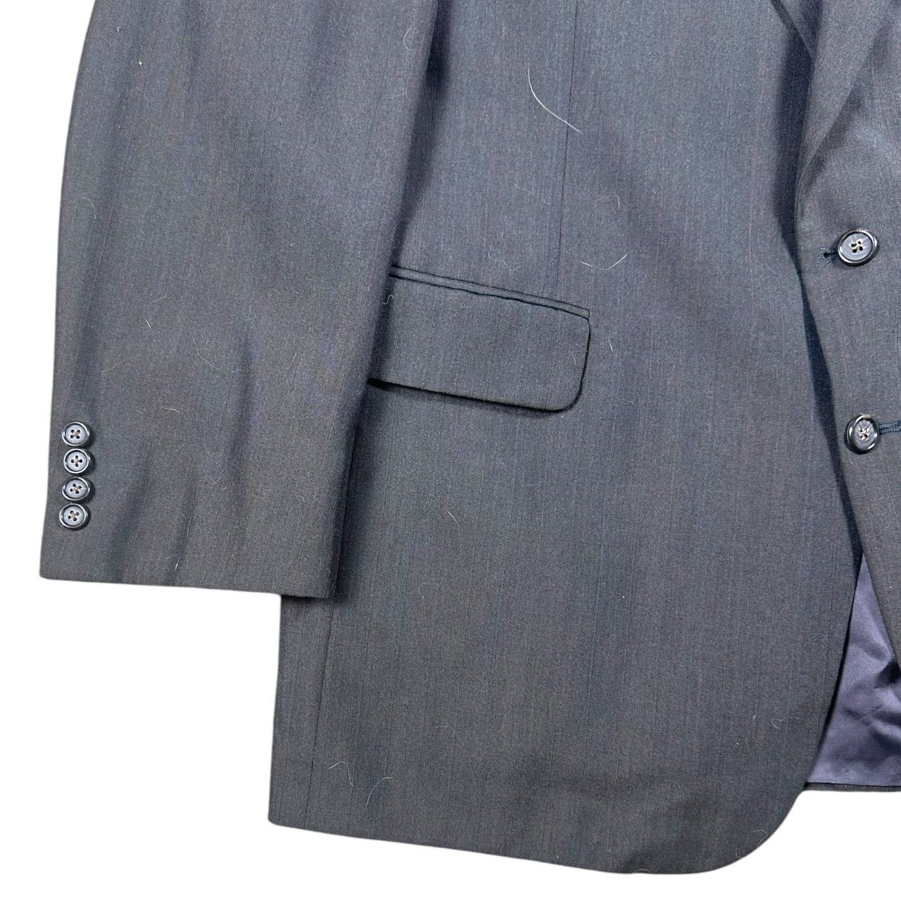 Tom James Tom James Gray Pinstripe Suit 43L Executive Collection Wool Size 42L - 5 Thumbnail
