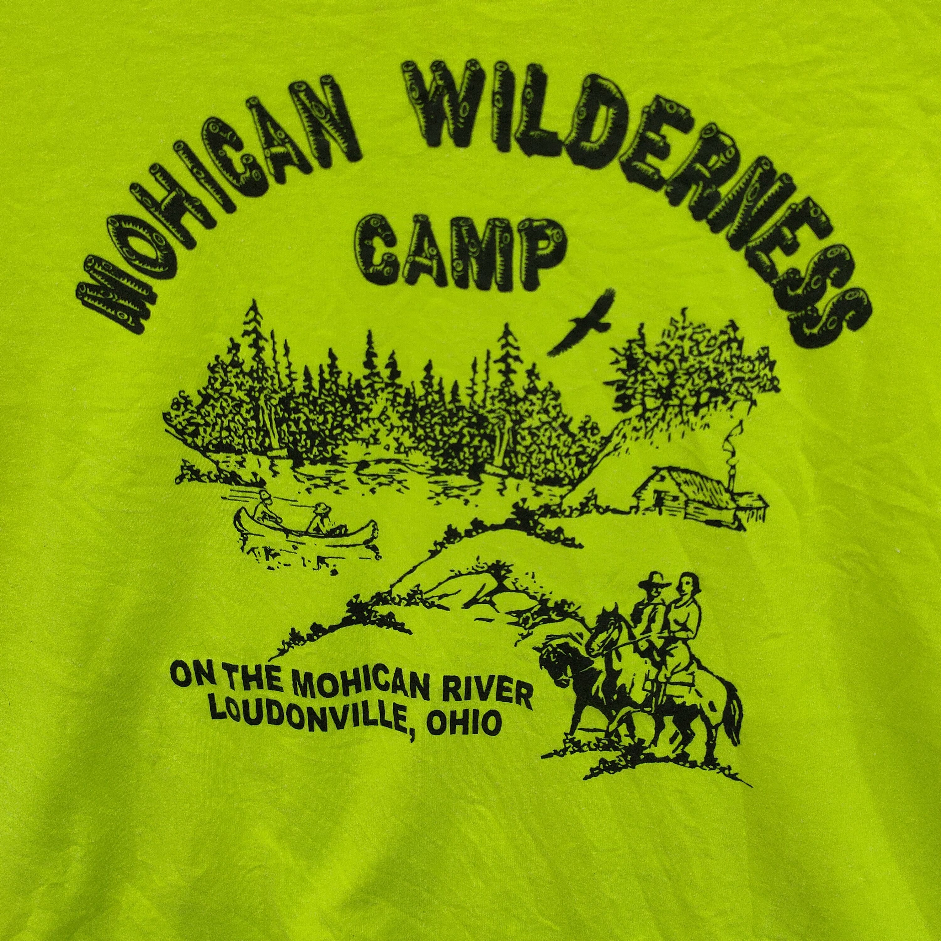 Jerzees × Vintage Mohican Wilderness Camp Tshirt Size US XL / EU 56 / 4 - 7 Thumbnail