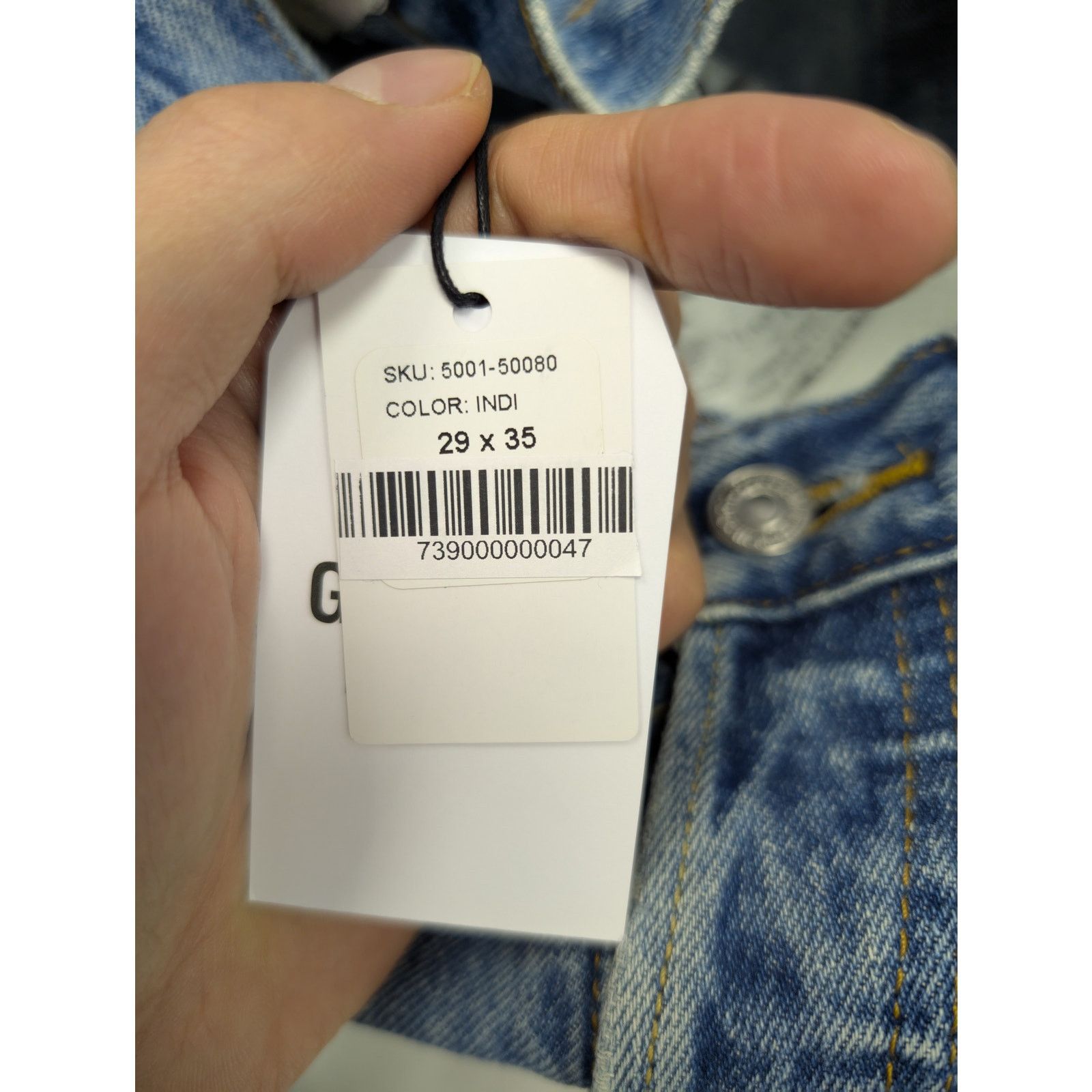 Gallery Dept. o1rshd1 Denim Jean Pants in Indigo Blue Size US 29 - 22 Thumbnail