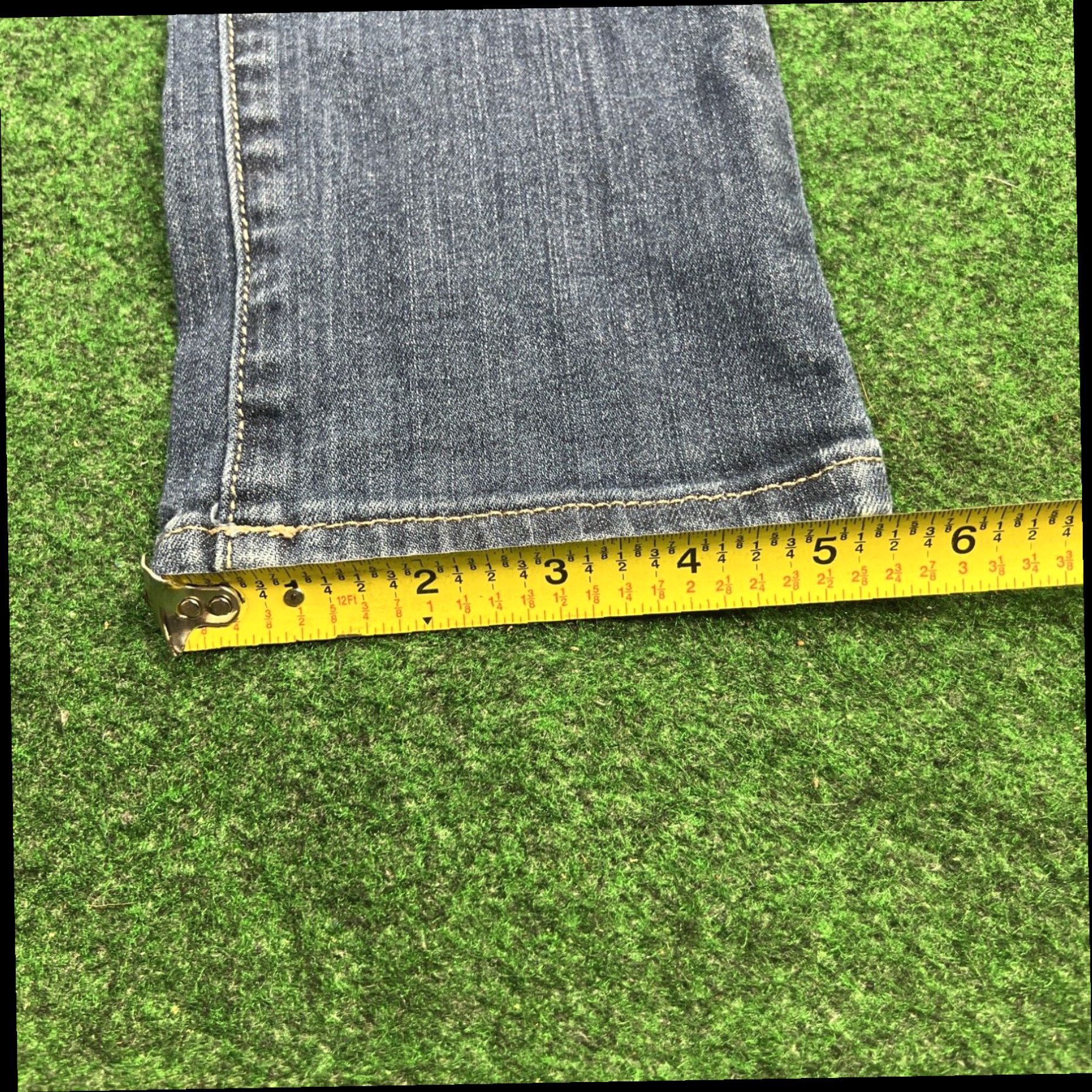 Vintage Bullhead Black Skinniest Women Blue Jeans Low Rise Med Dirty Wash spackle Size 5 Size 27" / US 4 / IT 40 - 7 Thumbnail
