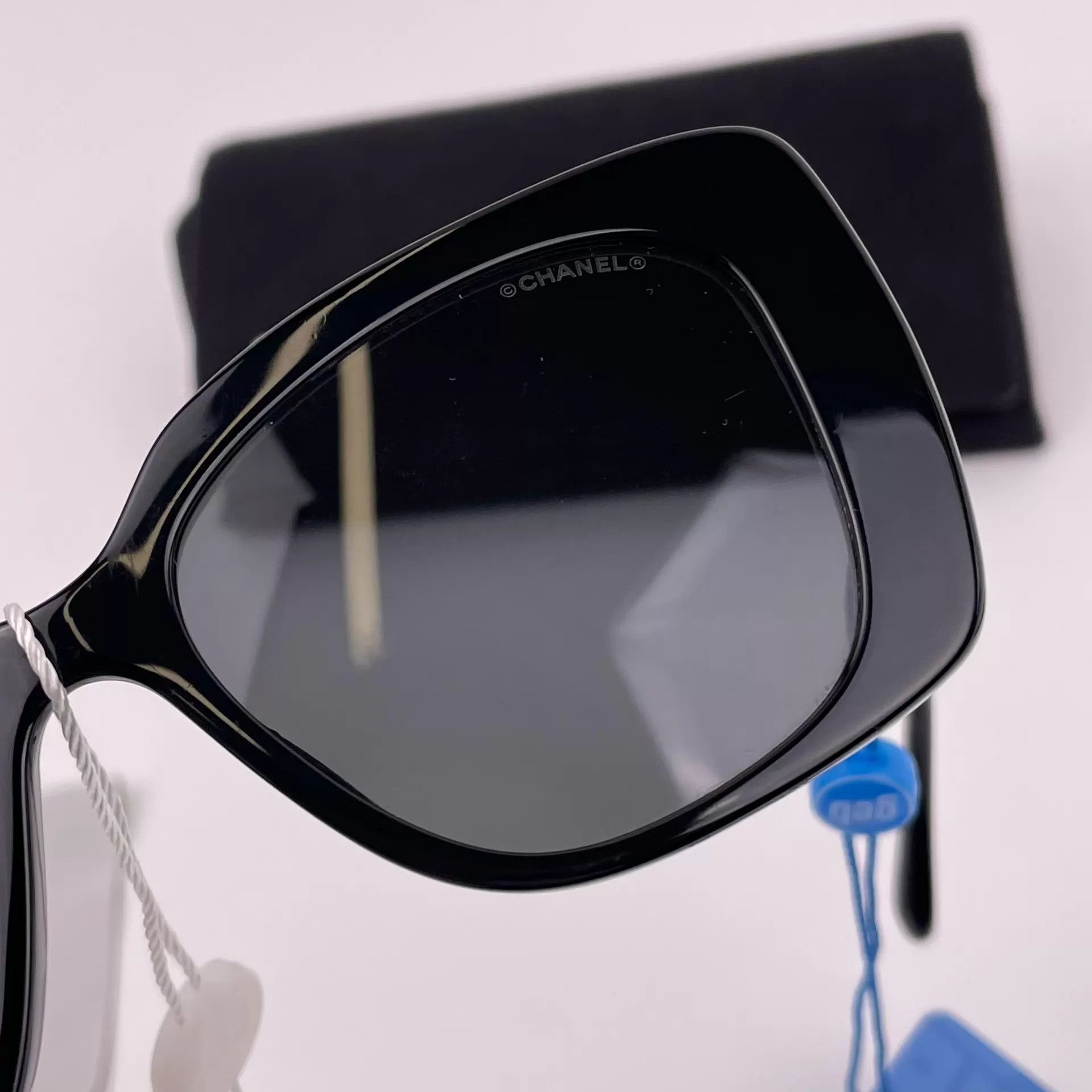 Chanel Chanel Crystal CC Logo Sunglasses Size ONE SIZE - 6 Thumbnail