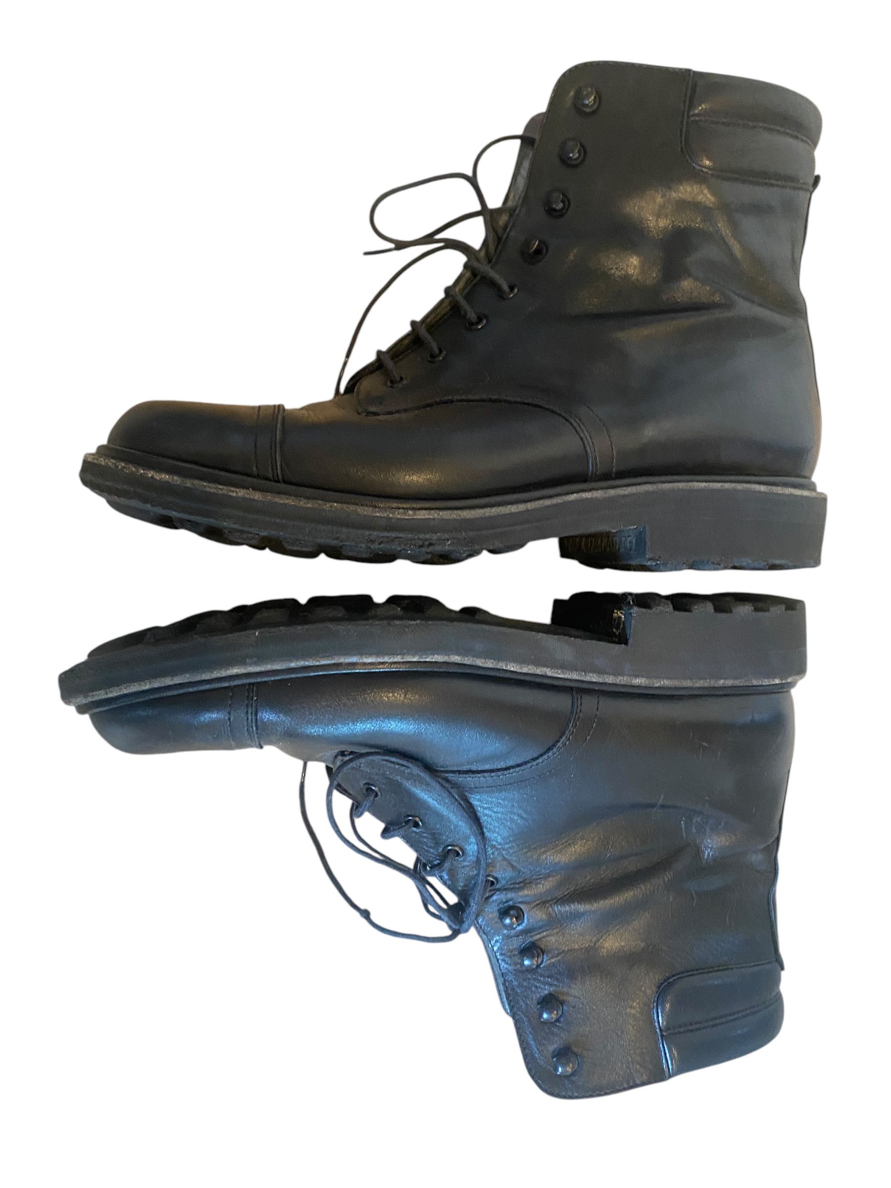 Robert Clergerie Robert Clergerie Black Leather Ankle Boots Size US 8.5 / IT 38.5 - 2 Thumbnail