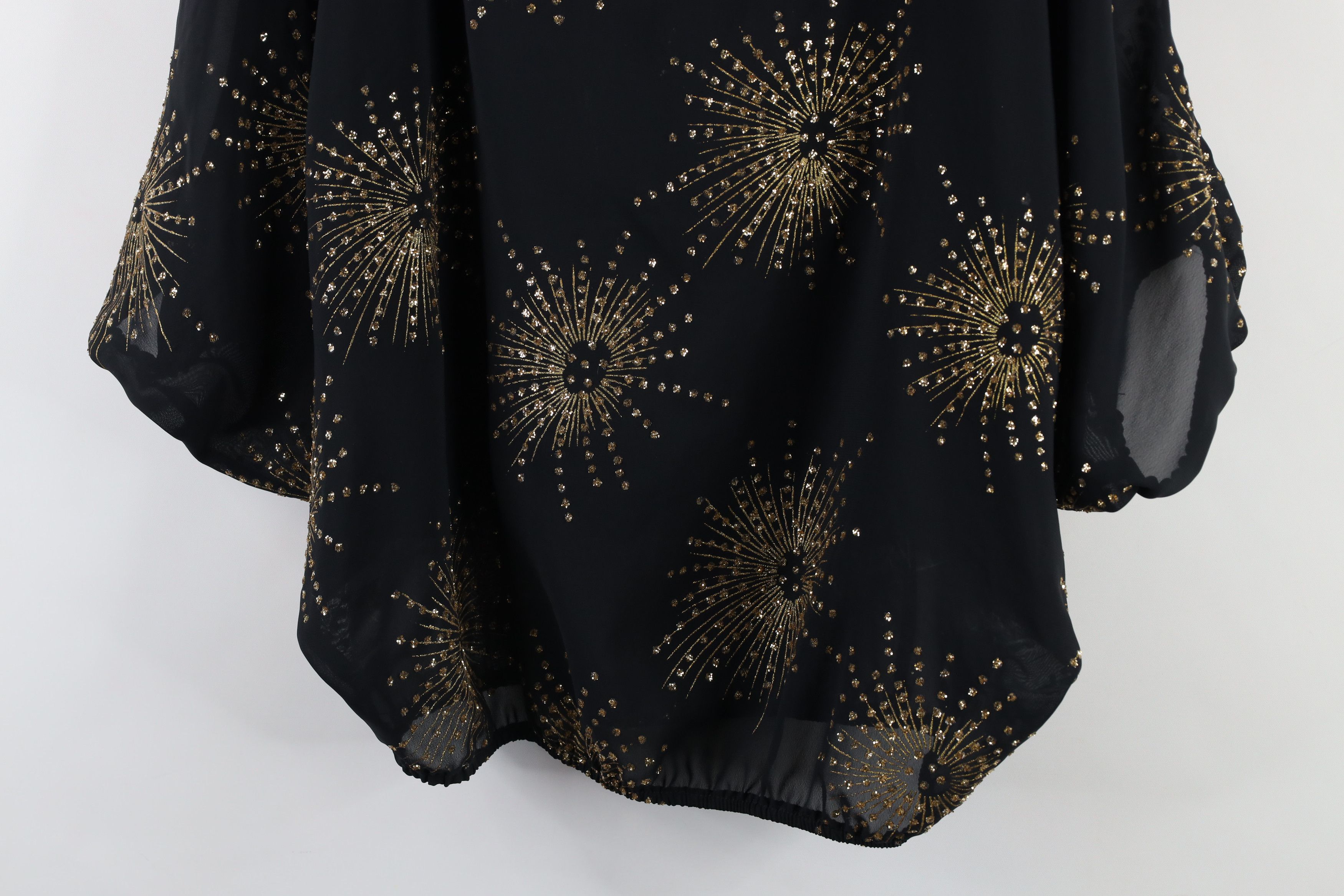 Vintage Vintage 90s Streetwear Sunburst Dolman Sleeve Cuff Hem Shirt Size XL / US 12-14 / IT 48-50 - 3 Thumbnail