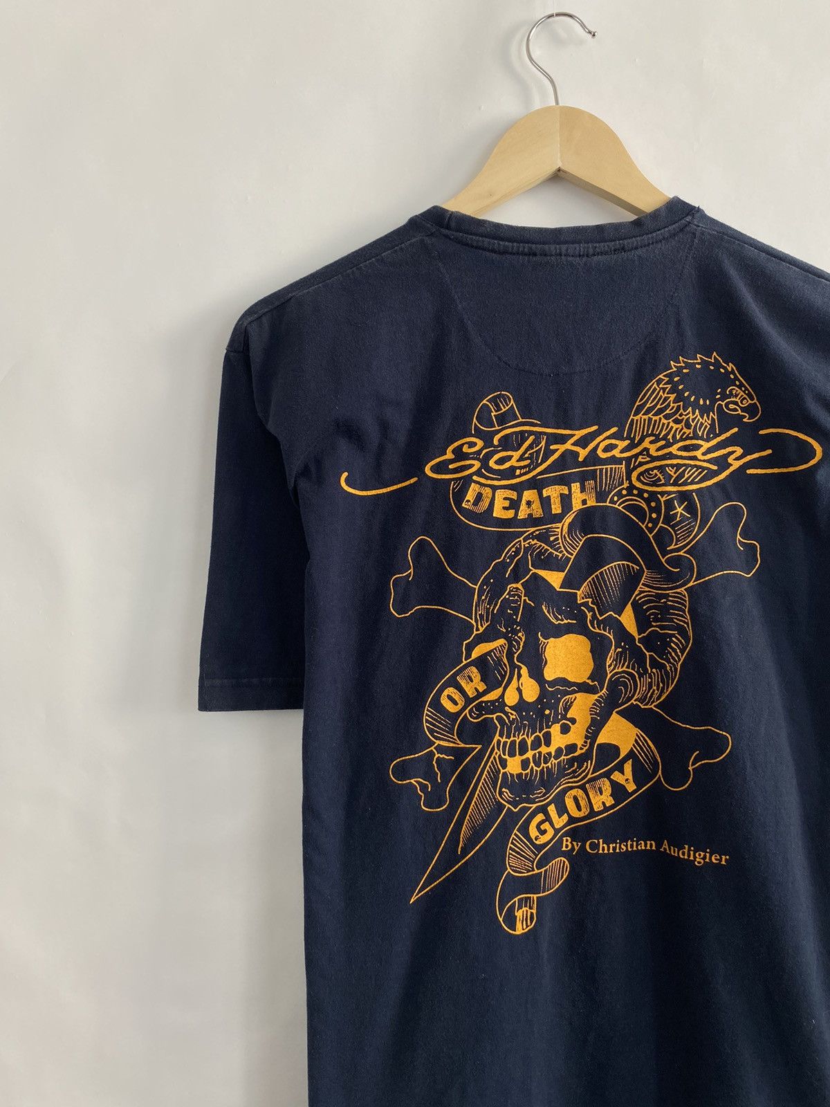Christian Audigier 🇺🇸💀 Vintage 90s ED Hardy Death or Glory Christian Audigi Size US M / EU 48-50 / 2 - 5 Thumbnail
