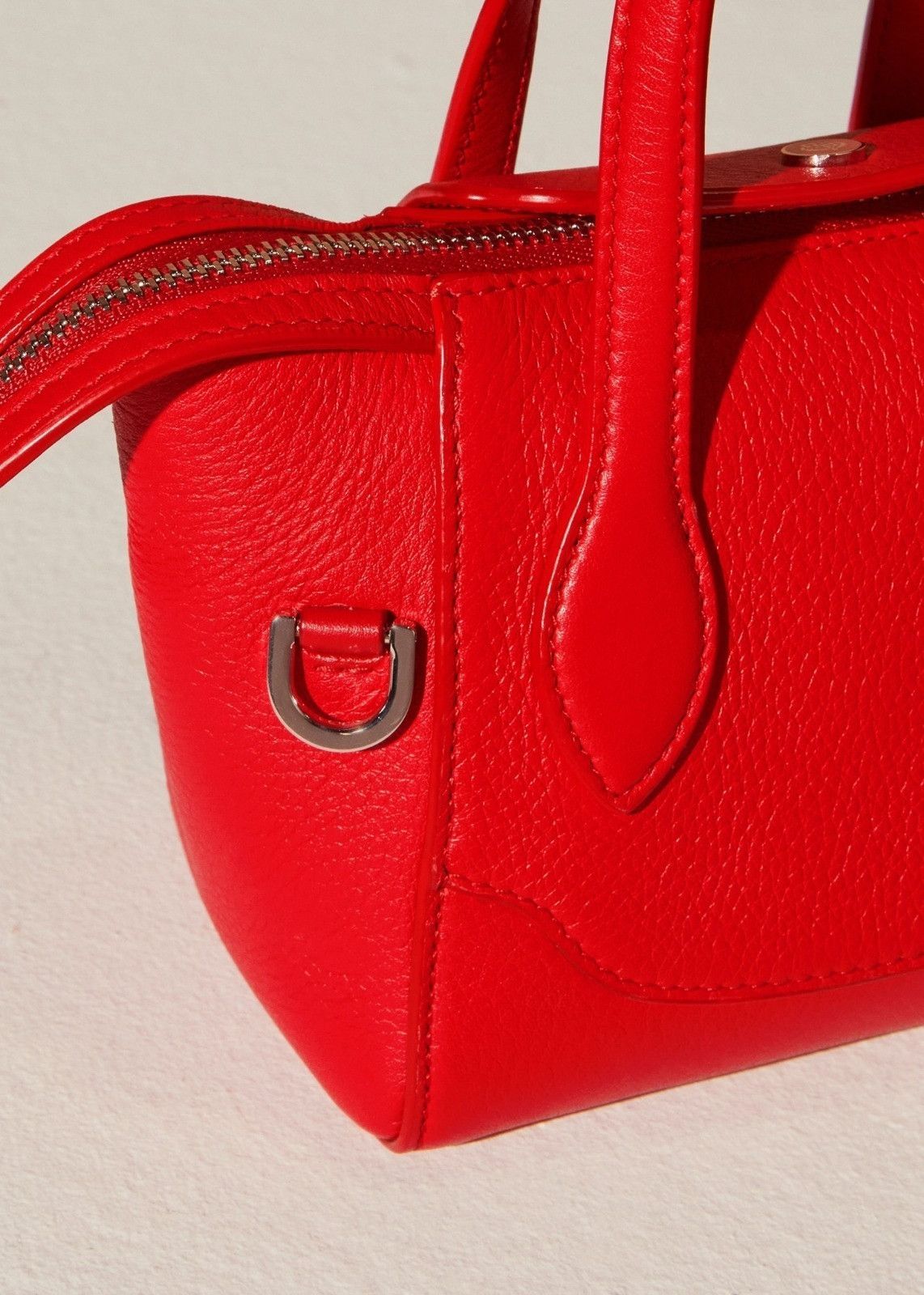 Loro Piana o1srvl11e0924 Size: / OS Happy Day Nano Shoulder Bag in Red Size ONE SIZE - 5 Thumbnail