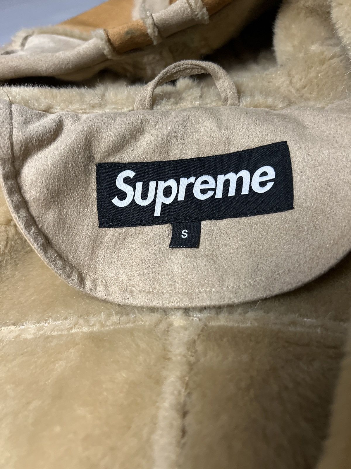 Supreme Supreme Faux Suede Patchwork Hooded Jacket Size US S / EU 44-46 / 1 - 4 Thumbnail