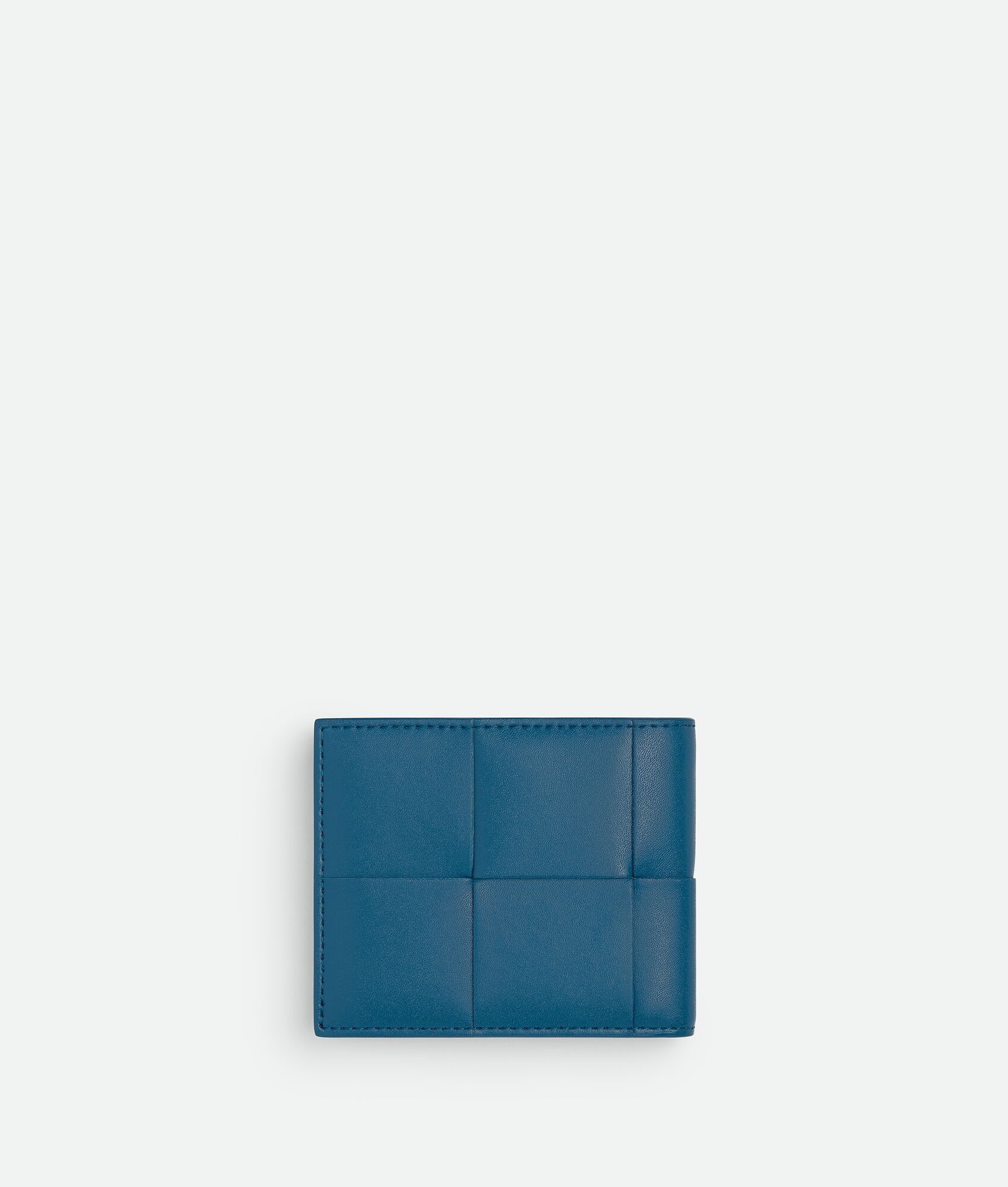Bottega Veneta o1w1db10325 Size: OS / Cassette Bi-Fold Wallet in Blue Size ONE SIZE - 3 Thumbnail