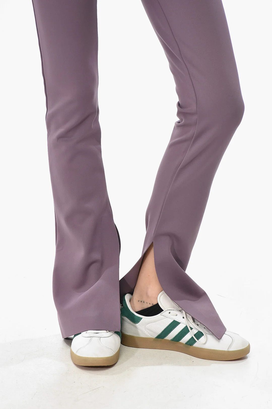 Off-White og1mm0426 Bootcut Leggings in Purple Size 28" / US 6 / IT 42 - 4 Thumbnail
