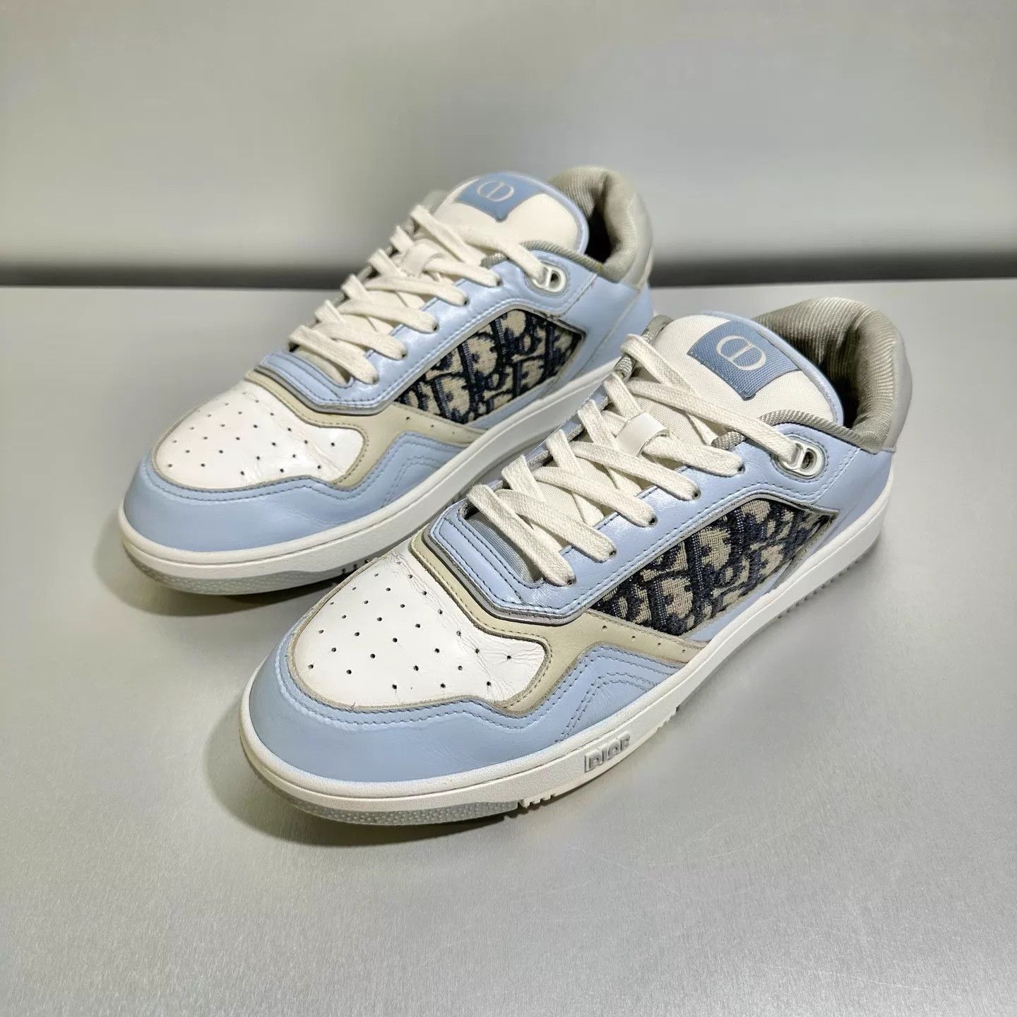 Dior Dior B27 Oblique UNC Blue Sneakers 43 Excellent Size US 10 / EU 43 - 1 Thumbnail
