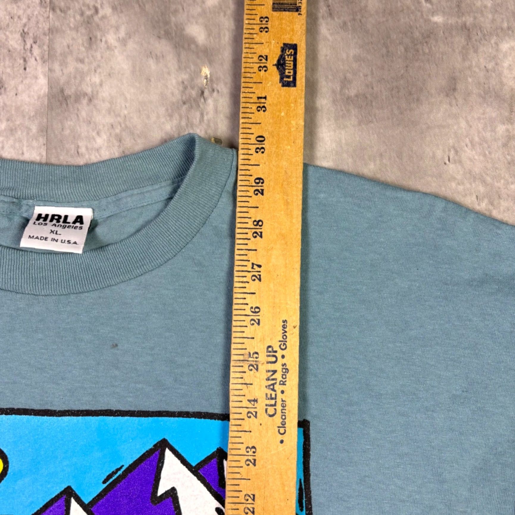 Altea VINTAGE HRLA Princess Cruises Alaska T-Shirt XL Teal Graphic Tee Blue Crew Neck Short Sleeve Men Size US XL / EU 56 / 4 - 4 Thumbnail