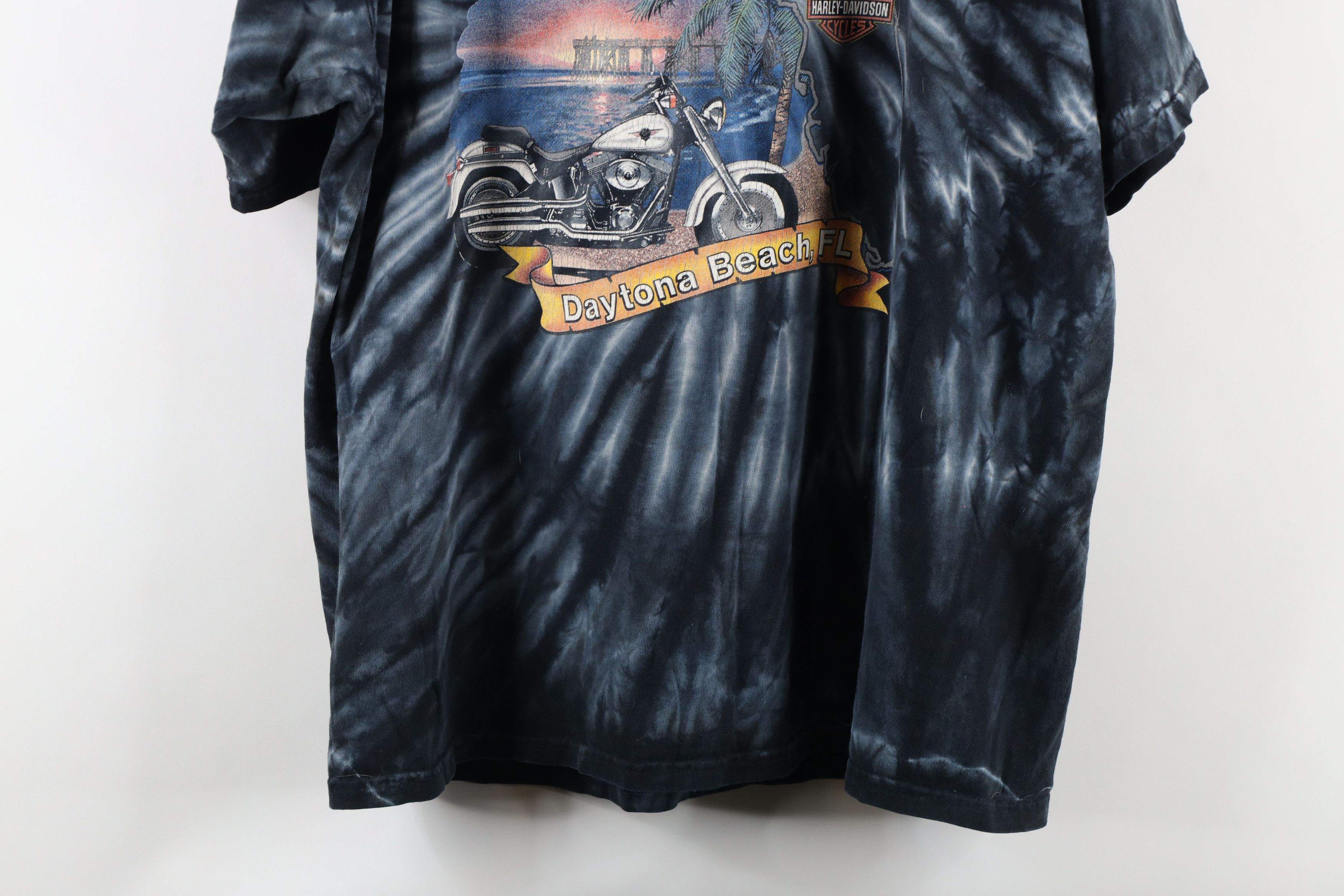 Harley Davidson × Vintage Vintage Y2K 2000 Harley Davidson Eagle Tie Dye T-Shirt USA Size US L / EU 52-54 / 3 - 14 Thumbnail