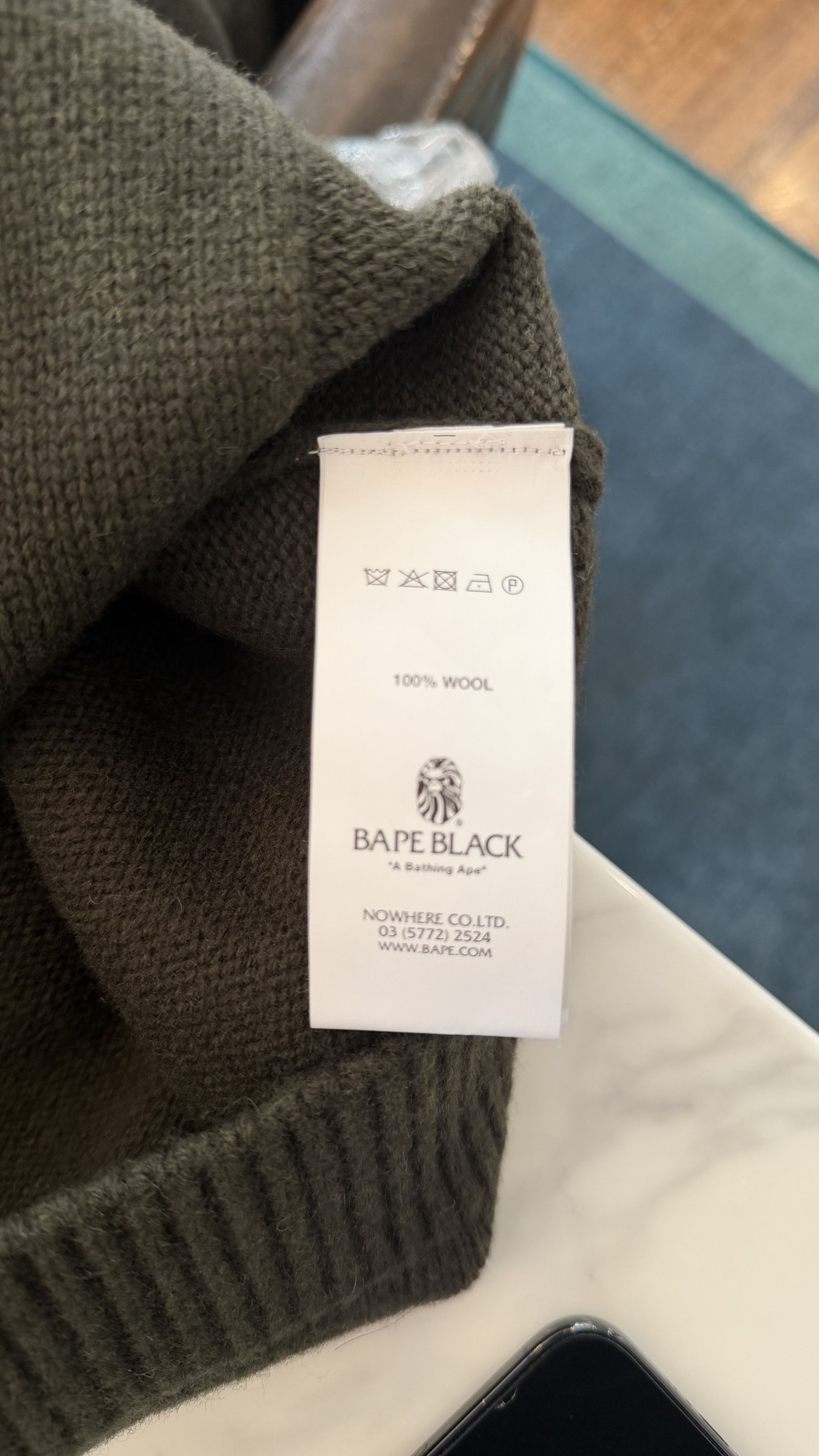 Bape BAPE BLACK Logo Cardigan Sweater - Green Size US M / EU 48-50 / 2 - 6 Thumbnail