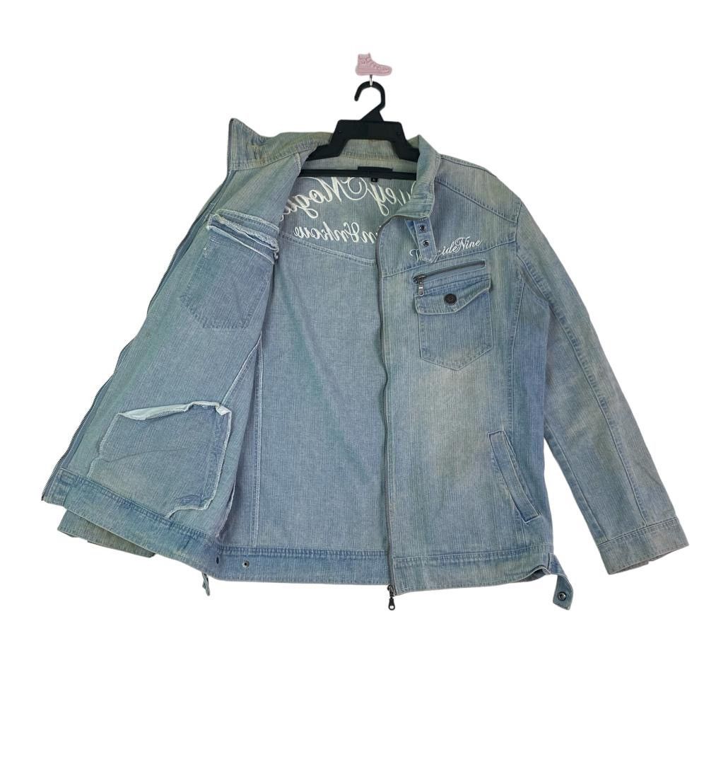 In The Attic × Japanese Brand Rare In The Attic hickory stripe blue denim workwear jacket Size US XXL / EU 58 / 5 - 5 Thumbnail