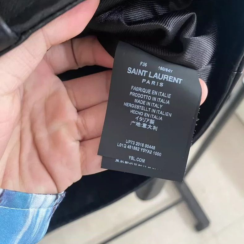 Saint Laurent Paris saint Laurent paris18FW L01 motorcycle leather jacket 2503 Size XS / US 0-2 / IT 36-38 - 4 Thumbnail