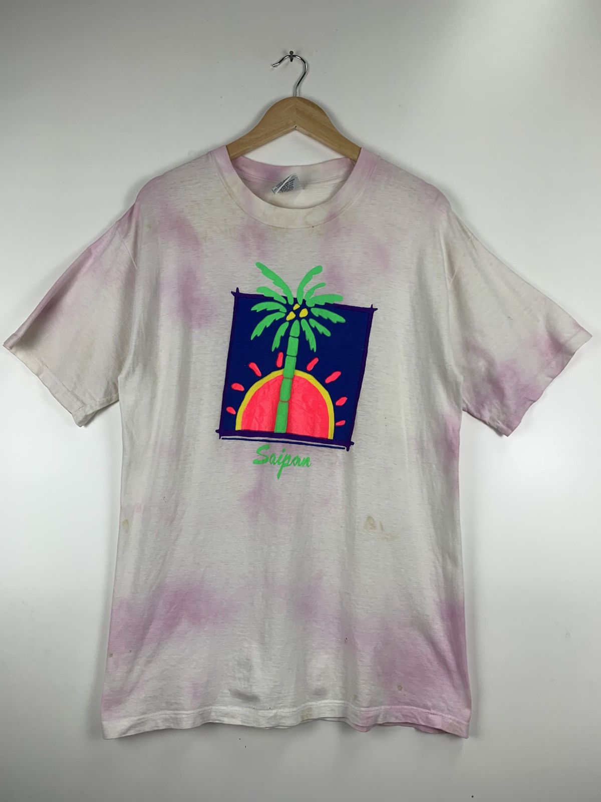 Vintage Vintage Saipan tie dye tee Size US L / EU 52-54 / 3 - 3 Thumbnail