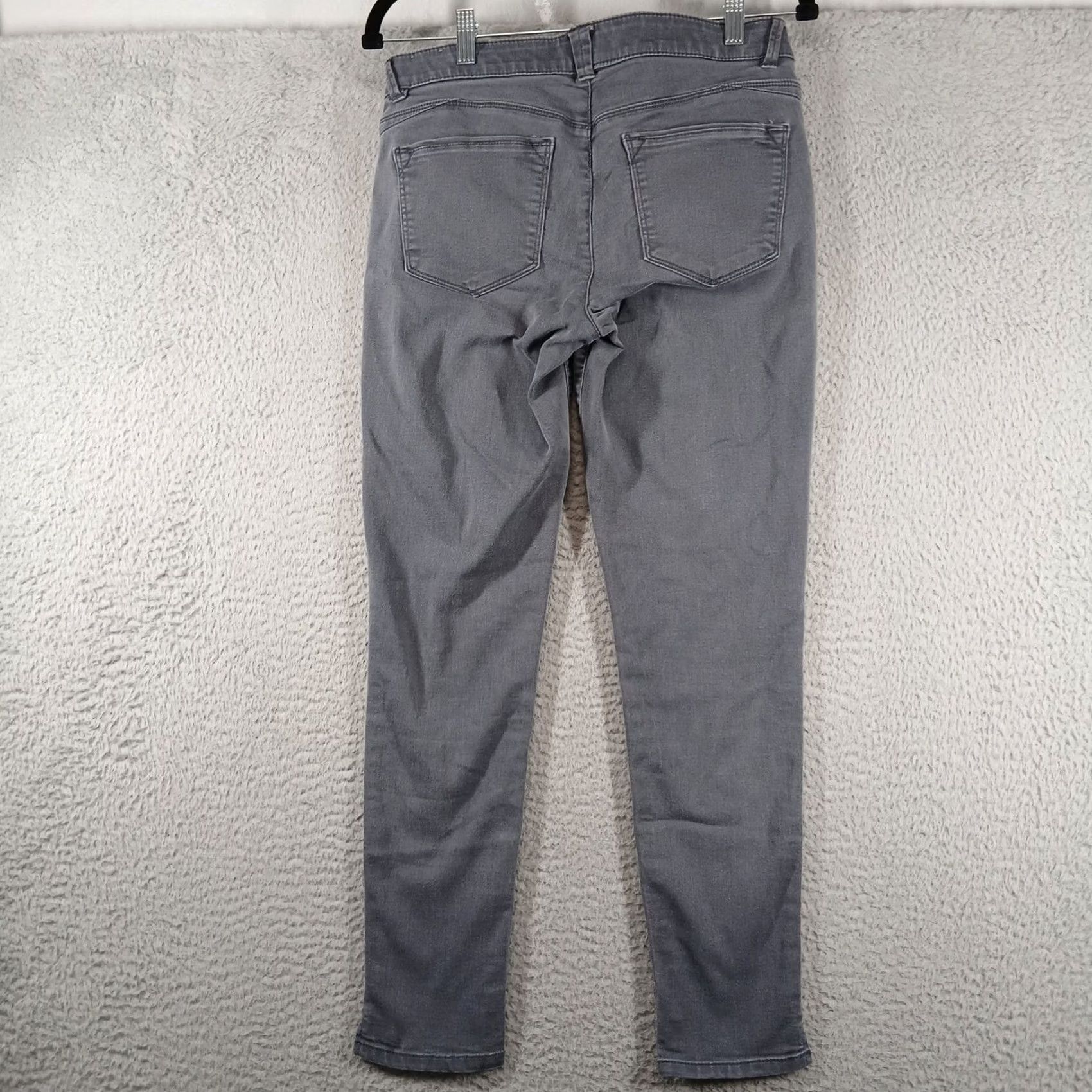 Vintage Wit & Wisdom Jeans Womens 4 Gray Ab-solution Skinny Ankle Mid Rise EUC Size 27" / US 4 / IT 40 - 3 Thumbnail