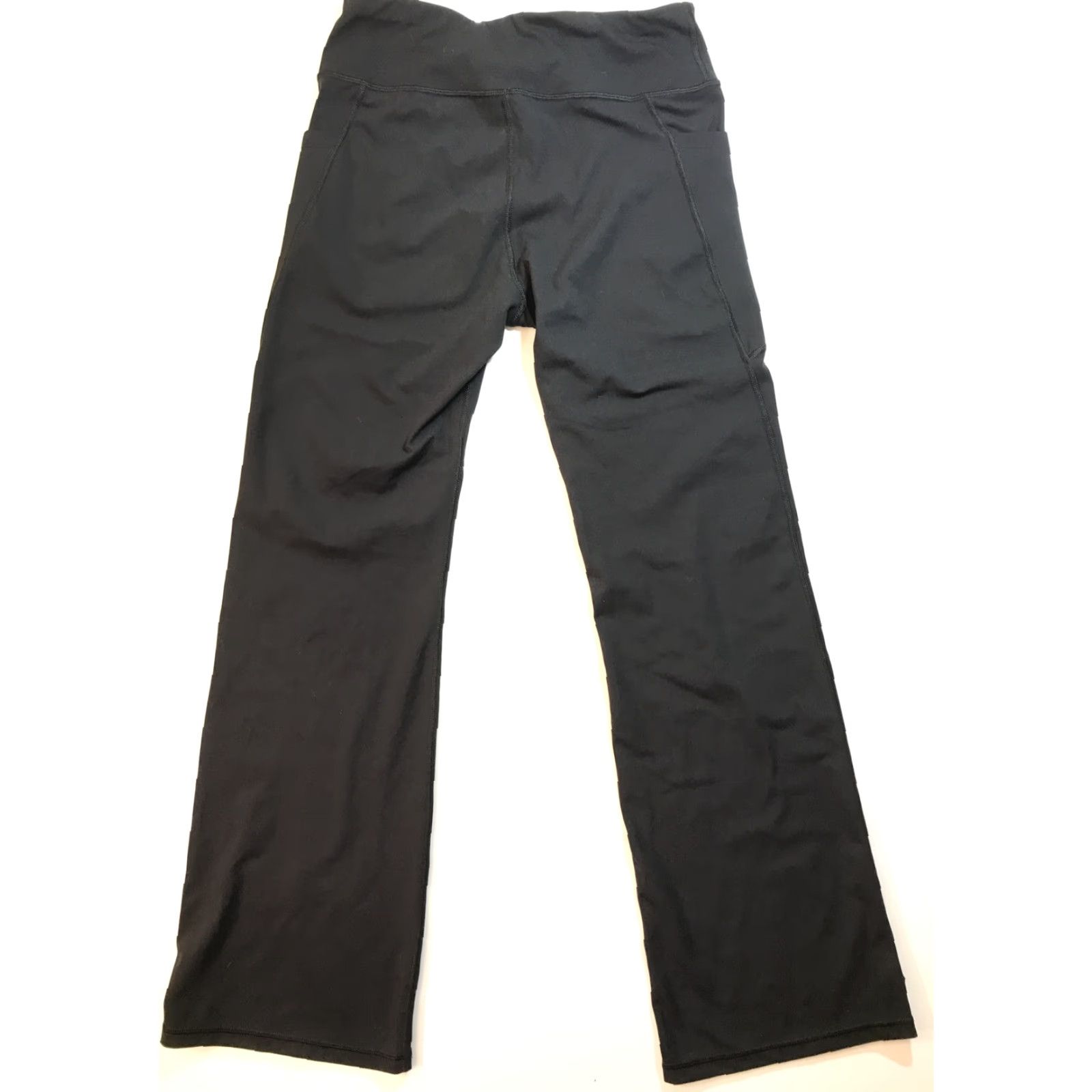 Vintage Healthyoga Women’s Yoga Pants Carrot Bottoms M Black Stretch Leggings Pants Slim Rise Mid Inseam 30 in Size M Womens Activewear Size 27" / US 4 / IT 40 - 5 Thumbnail