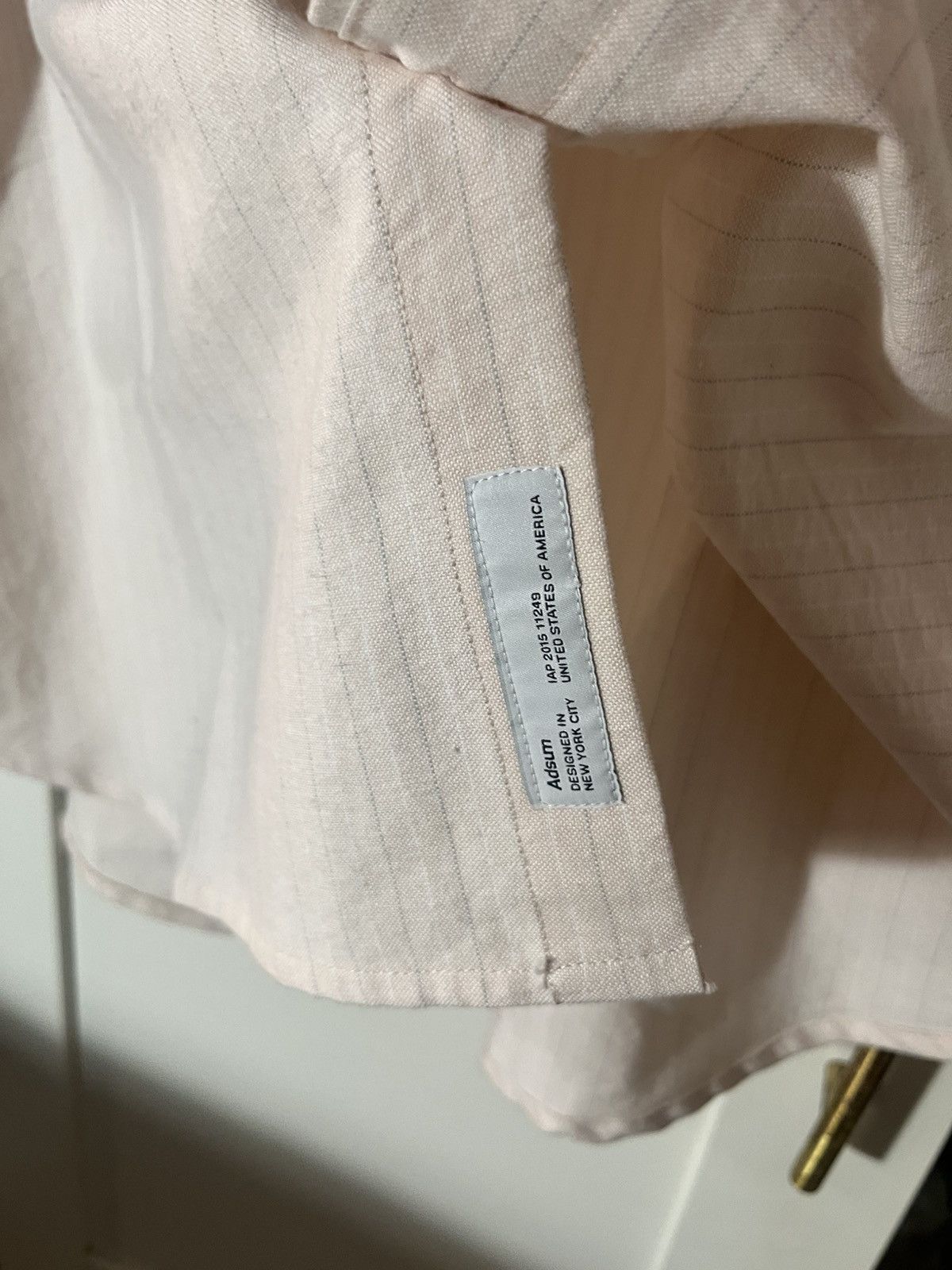 Adsum Pink Stripe Oxford DS Size US XL / EU 56 / 4 - 4 Thumbnail