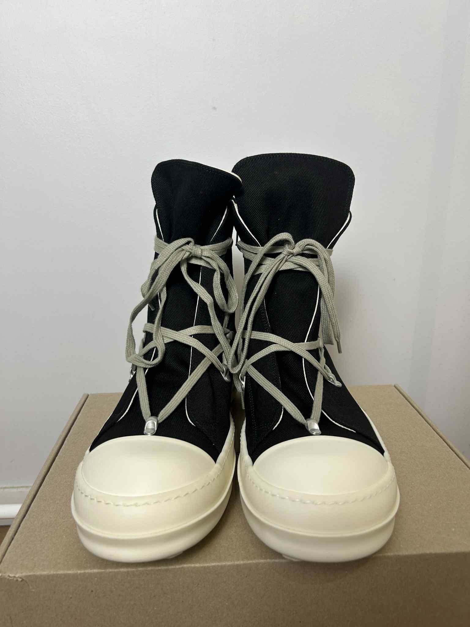 Rick Owens Drkshdw Rick Owens Drkshdw Ramones Hexagram High Size US 13 / EU 46 - 2 Thumbnail