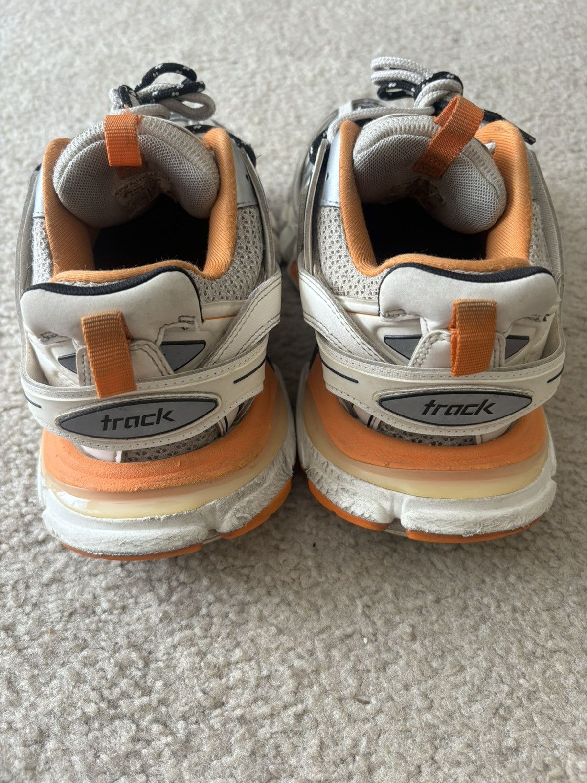Balenciaga Balenciaga Tracks Orange/White Size US 7 / EU 40 - 5 Thumbnail