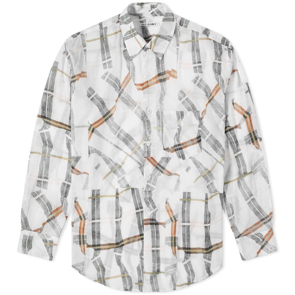 Our Legacy Coco Shirt - White Cracked Check Size US S / EU 44-46 / 1 - 2 Thumbnail