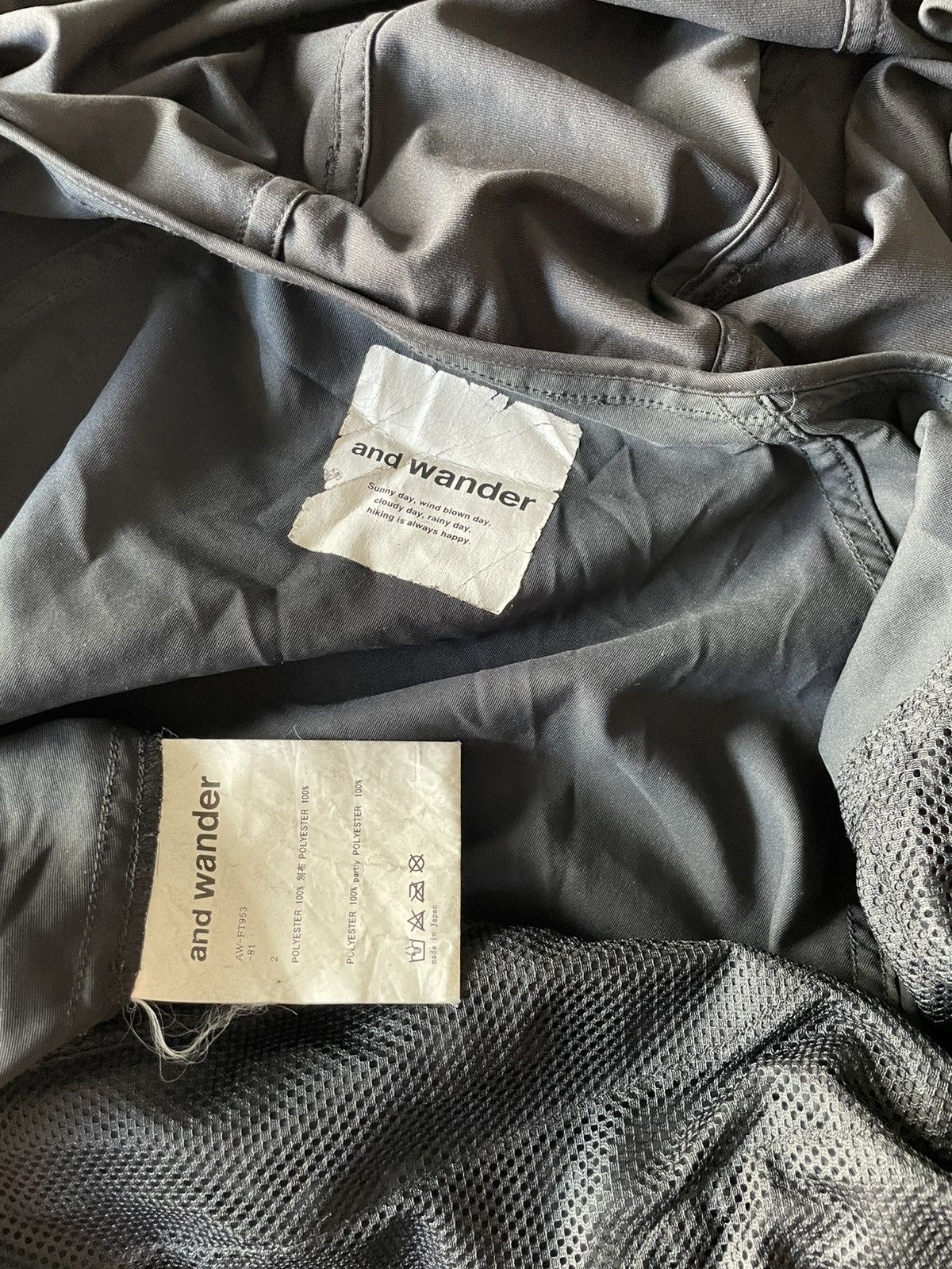 And Wander And Wander Technical Zip Up Size US S / EU 44-46 / 1 - 4 Thumbnail