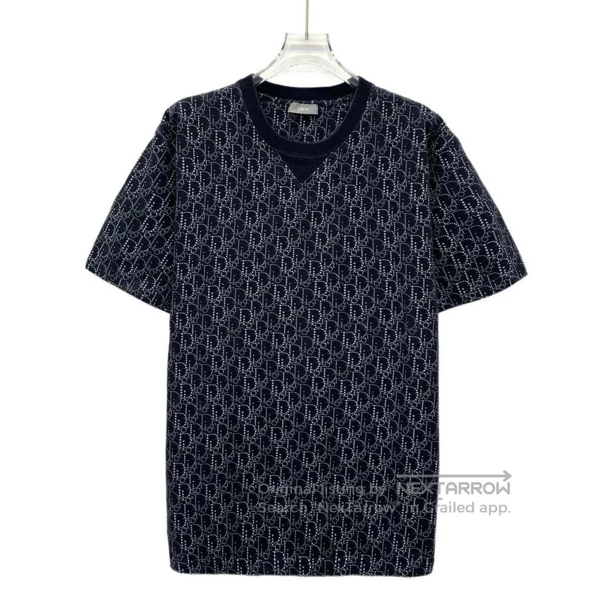 Dior Black Patterned Short Sleeve T. Size US XS / EU 42 / 0 - 1 Thumbnail