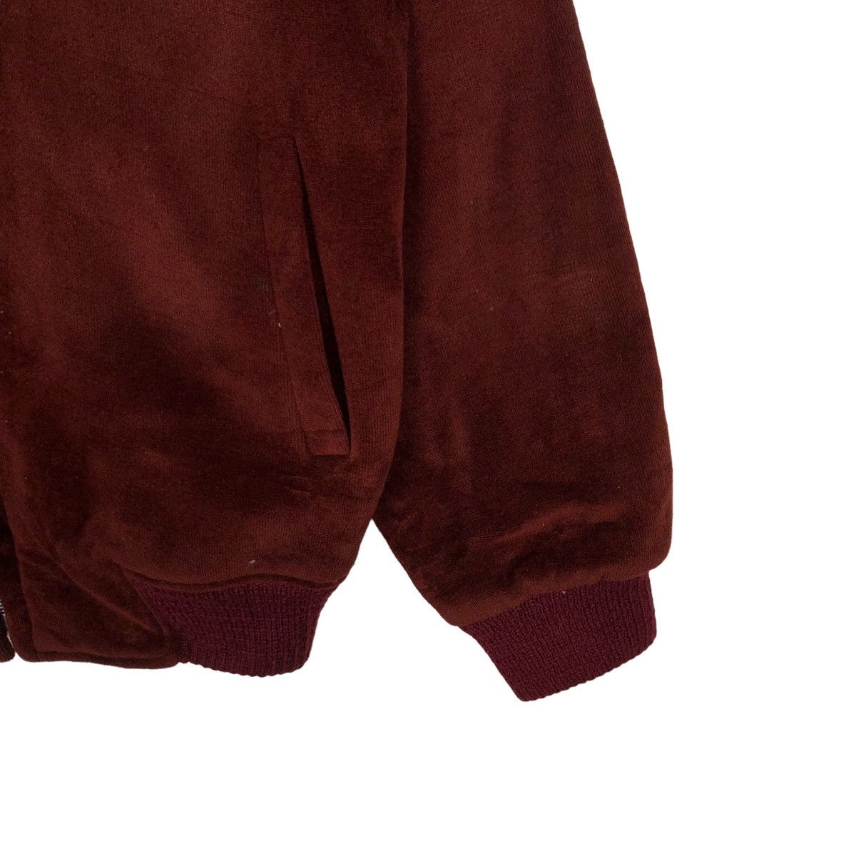 Japanese Brand VINTAGE SUEDE LEATHER CONG BOMBER ISSEY MIYAKE DESIGN Size US M / EU 48-50 / 2 - 4 Thumbnail