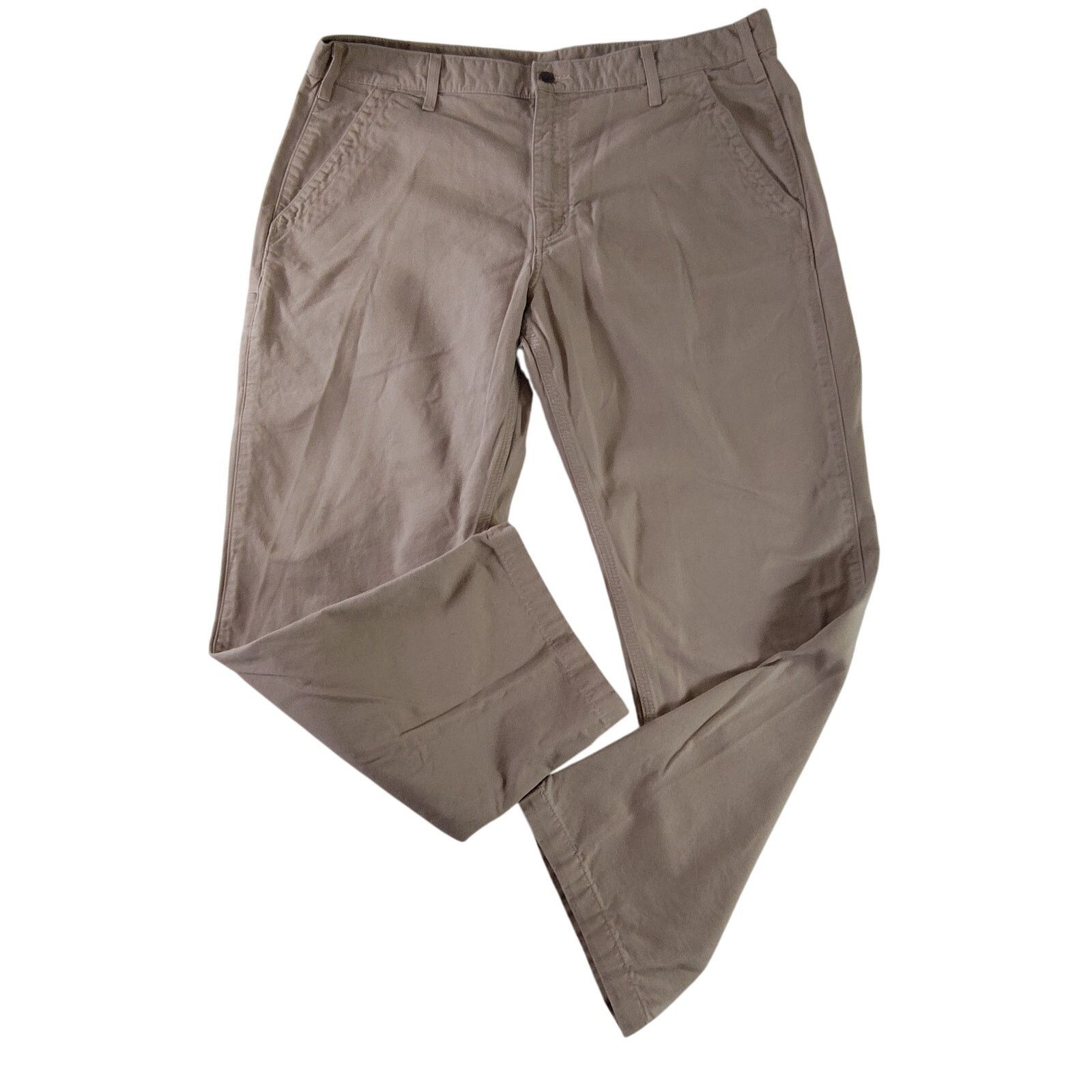 Carhartt Carhartt Pants Carhartt Canvas Khaki Pants Relaxed Fit 40x30 Size US 40 / EU 56 - 1 Thumbnail