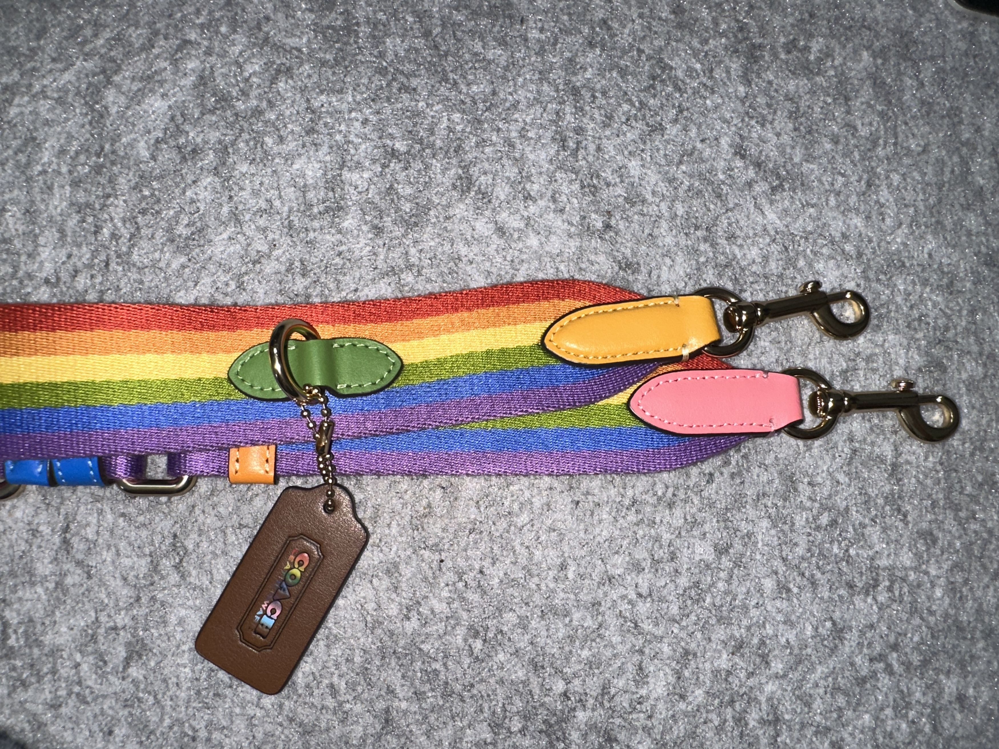 Coach Coach Jamie Camera Bag Crossbody in Rainbow Signature Canvas Size ONE SIZE - 11 Thumbnail