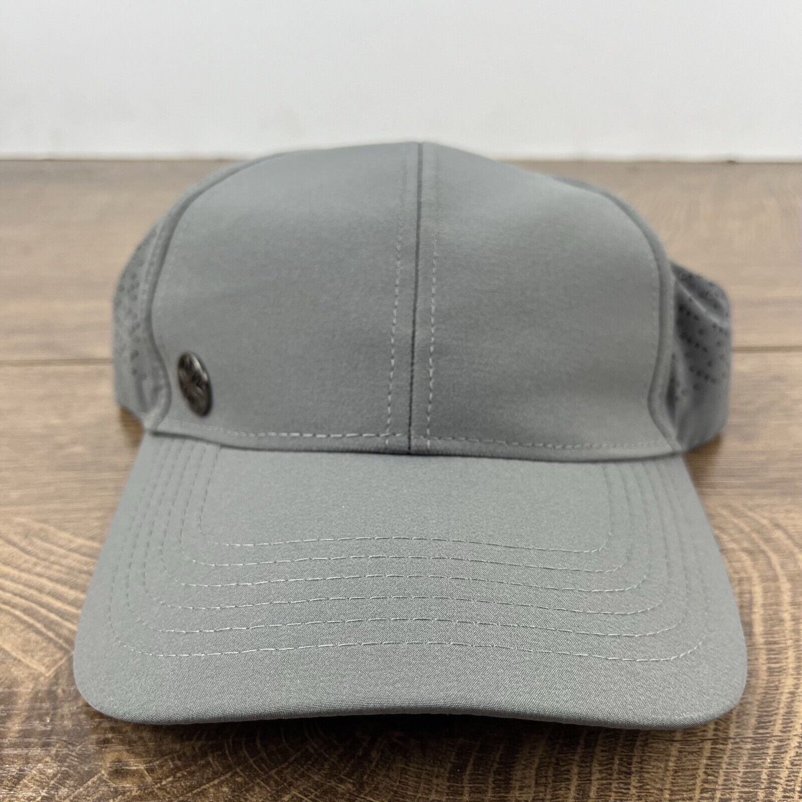 Other Gray Athletic Hat Running Cap Hat Gray Hat Adjustable Hat Gr Size ONE SIZE - 5 Thumbnail