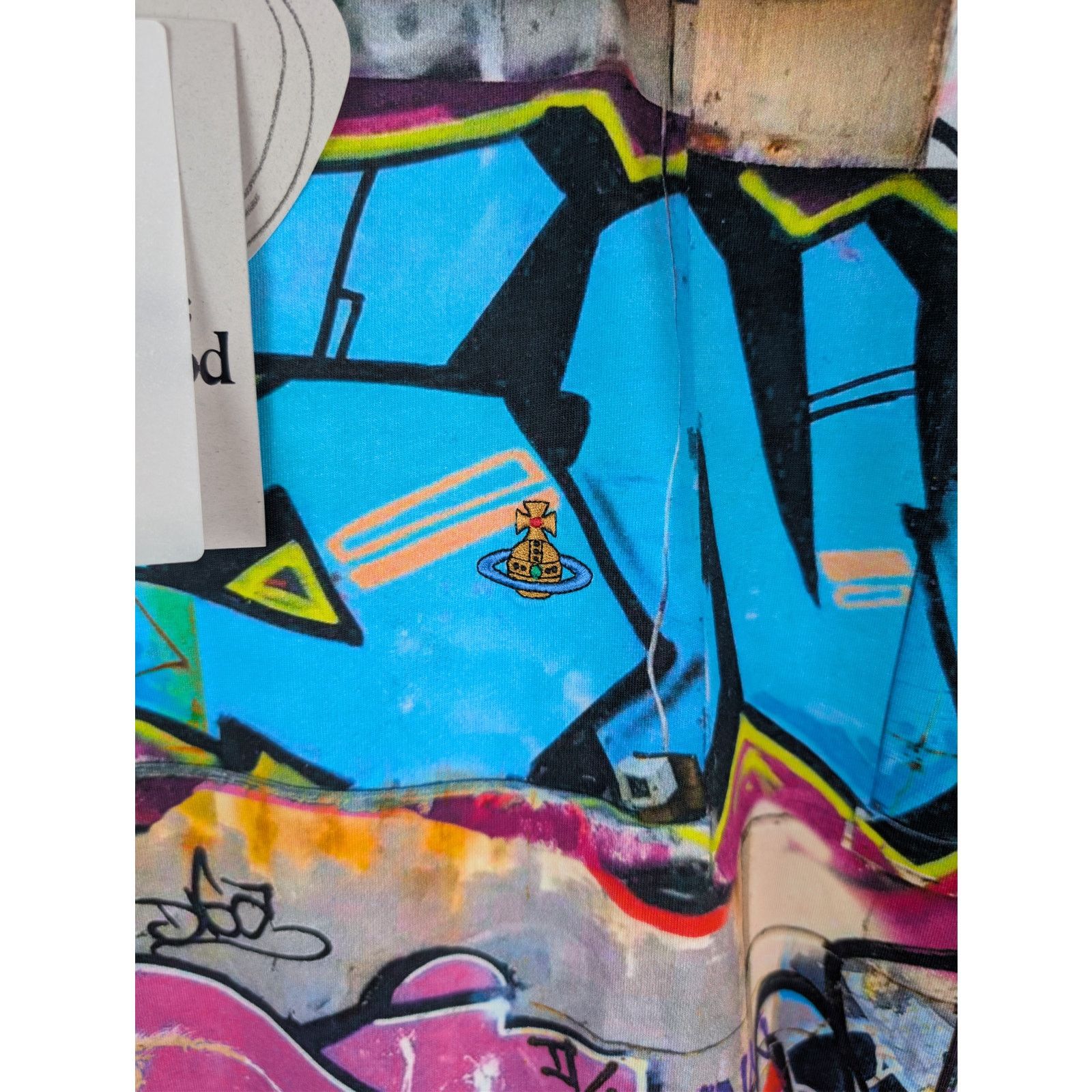 Vivienne Westwood o1rshd1 Classic Graffiti T-Shirt in Multiolor Size US L / EU 52-54 / 3 - 8 Thumbnail