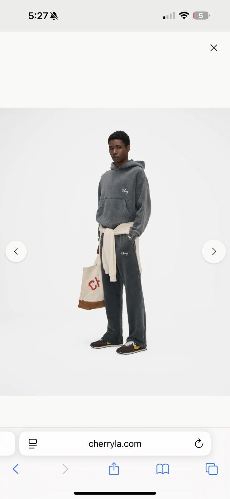 Cherry LA American Classic Hoodie (Sun Faded Black) Size US L / EU 52-54 / 3 - 3 Thumbnail