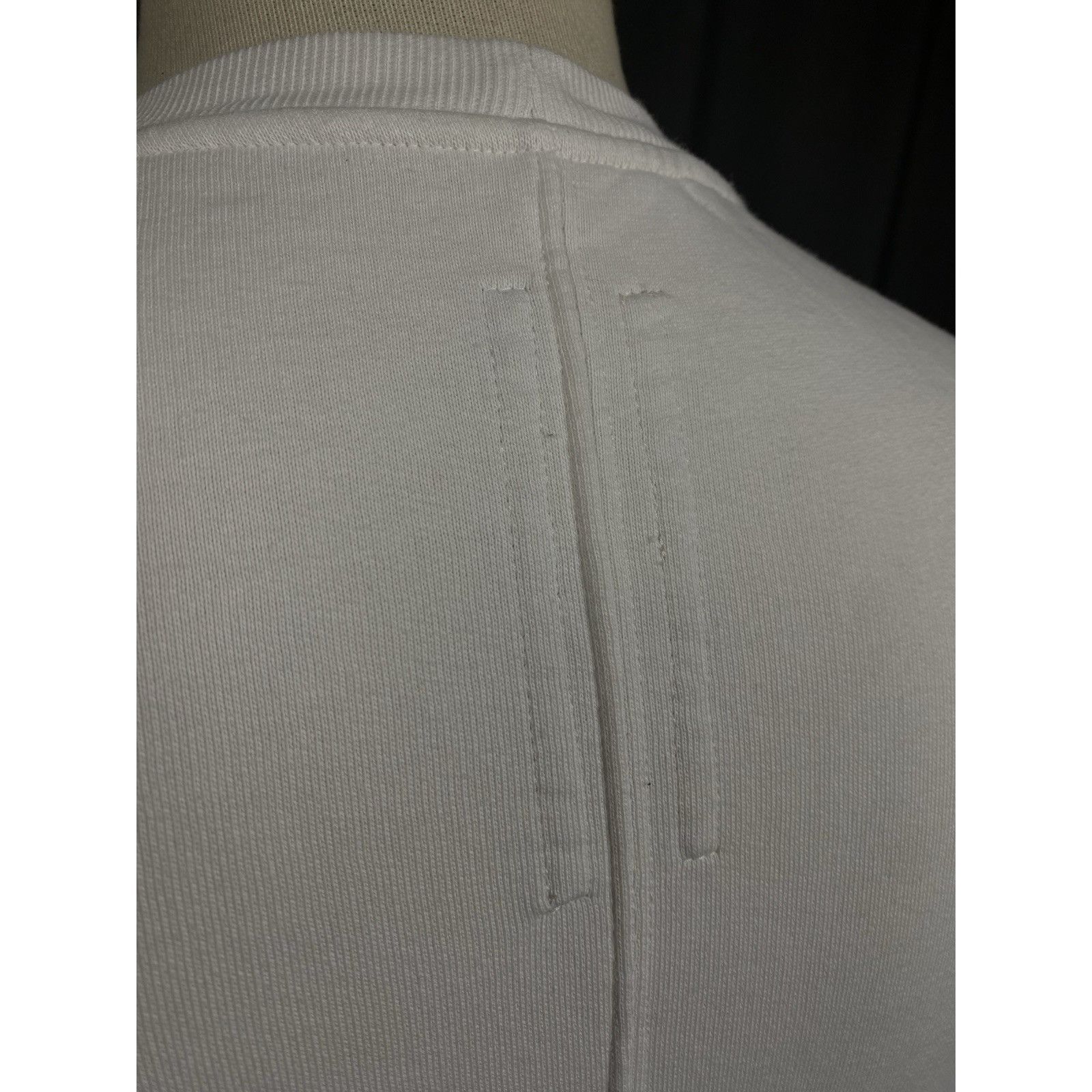 Rick Owens Rick Owens Dark Shadow Man to Man White Beige Crewneck Long Size US S / EU 44-46 / 1 - 9 Thumbnail
