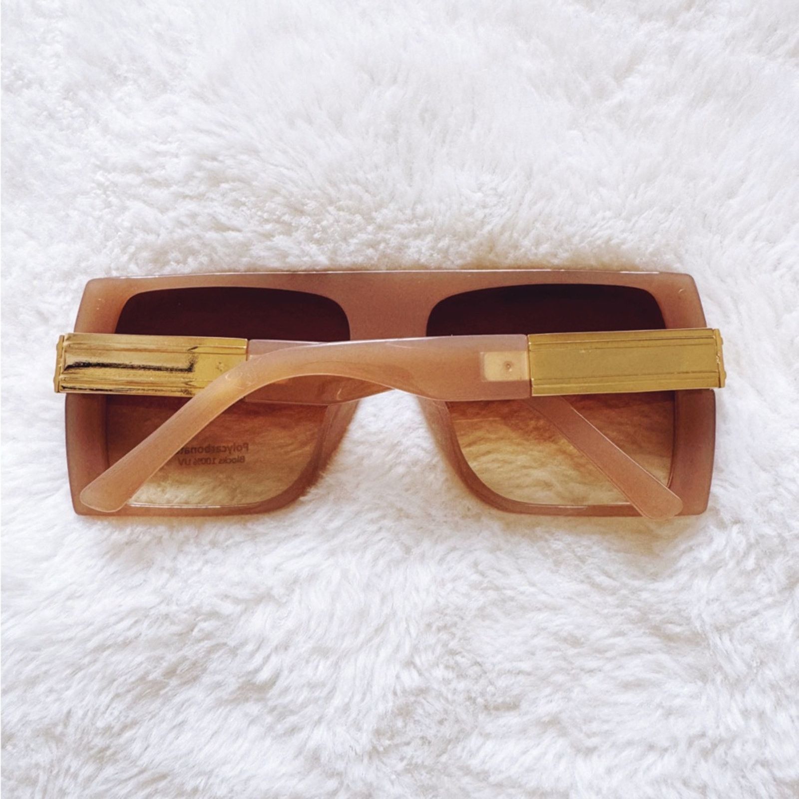 Other Inez Mocha Oversized Square Sunglasses Size ONE SIZE - 10 Thumbnail
