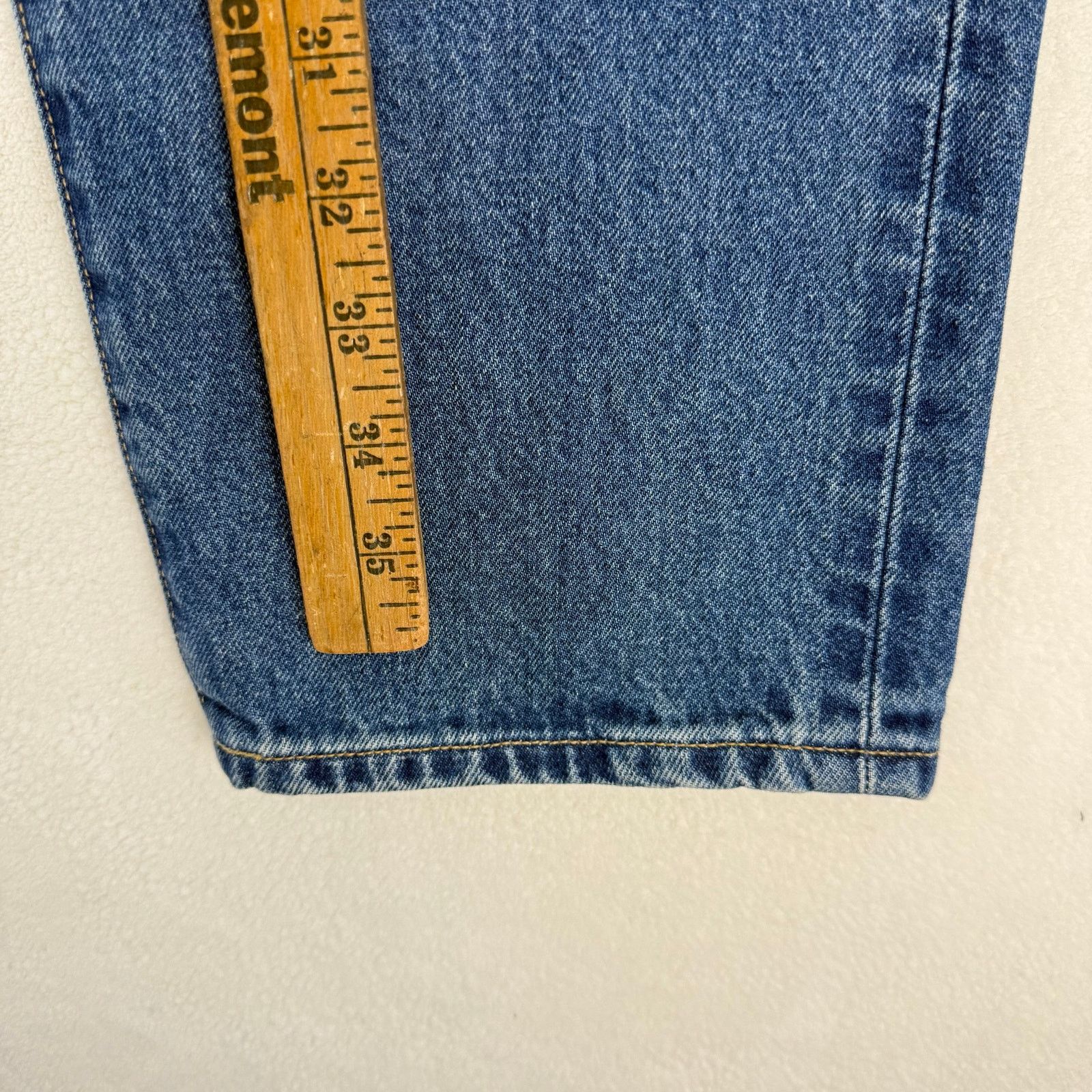 Levi's LEVI'S MADE IN JAPAN WOMEN'S 28X27 MEDIUM WASH COLUMN JEANS Size 28" / US 6 / IT 42 - 5 Thumbnail