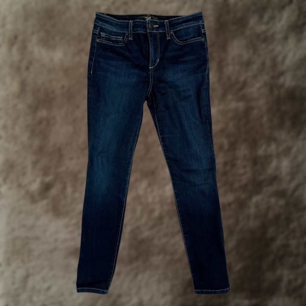 Vintage Joe’s 27x27 Skinny Ankle Jeans Dark Blue Midrise Stretch Size 27" / US 4 / IT 40 - 1 Thumbnail
