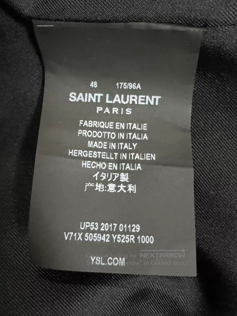 Saint Laurent Paris Saint Laurent Paris Black Velvet Starry Studs Jacket i Size US M / EU 48-50 / 2 - 4 Thumbnail