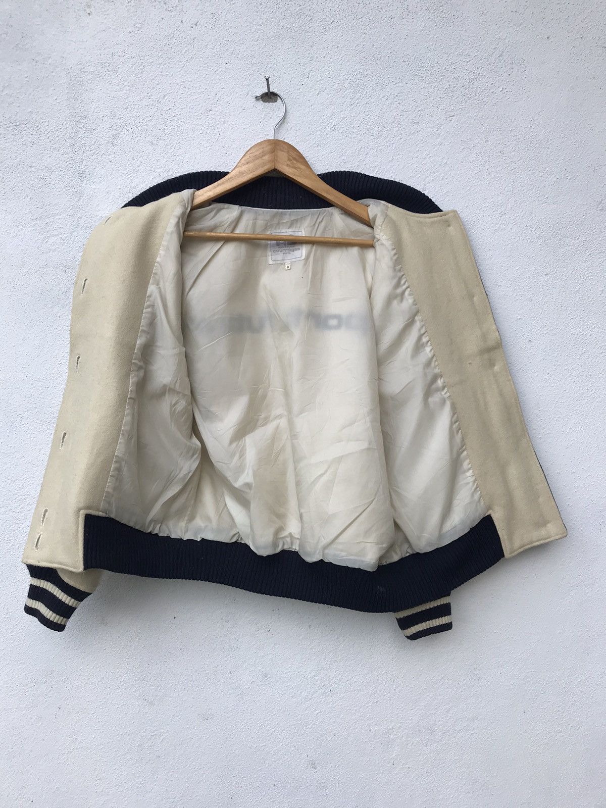Courreges × Japanese Brand Achive.. Courreges Paris Sport Futur Bomber Jacket Embroided Size US S / EU 44-46 / 1 - 10 Thumbnail