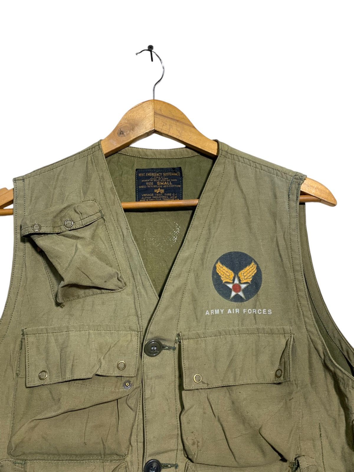 Alpha Industries 🔥VTG ALPHA INDUSTRIES TACTICAL VEST JACKET Size US S / EU 44-46 / 1 - 4 Thumbnail