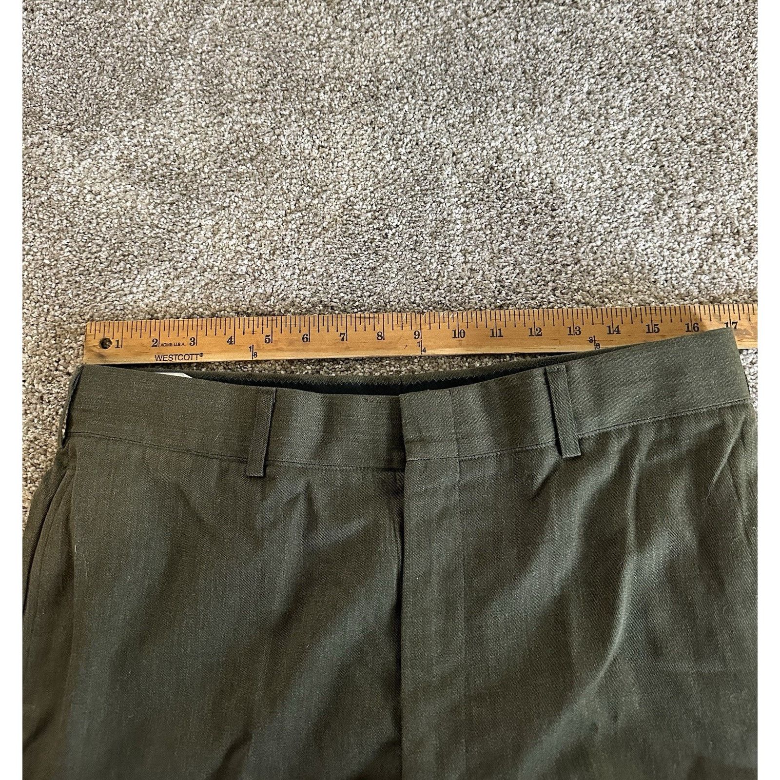 Vintage Vtg 90s USMC uniform Trouser Pants Mens 36L Wool Size US 36 / EU 52 - 6 Thumbnail