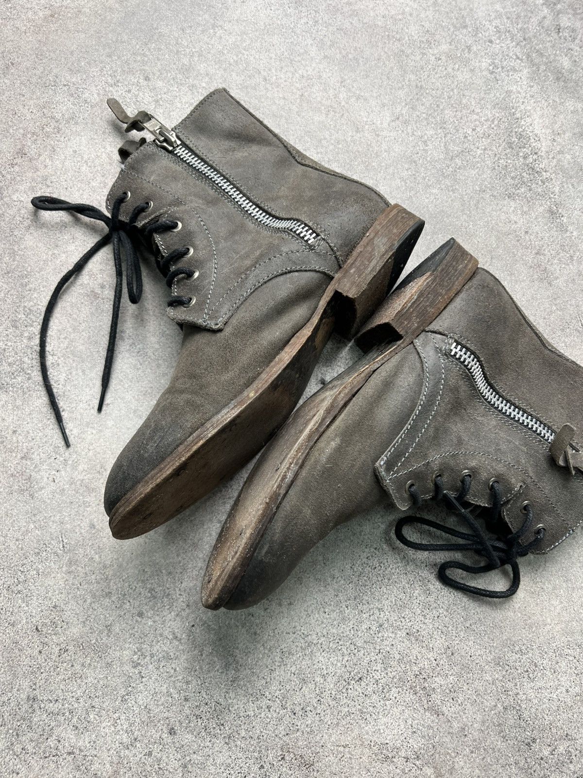 Steve Madden Steve Madden rare conspiracy style double zil leather boots Size US 10.5 / EU 43-44 - 6 Thumbnail