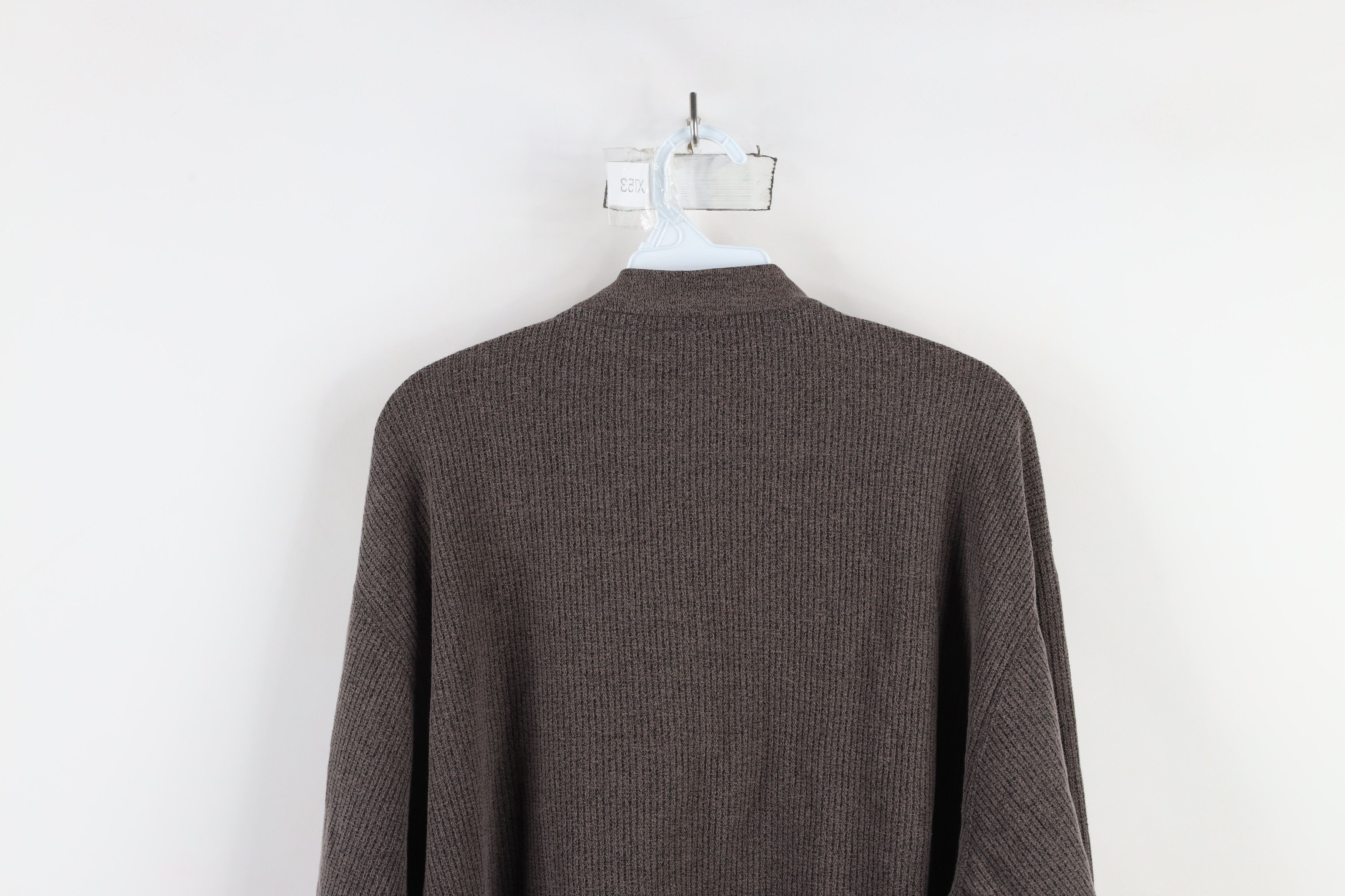 Vintage Vintage 90s Streetwear Knit Long Sleeve Henley T-Shirt Size US XL / EU 56 / 4 - 9 Thumbnail